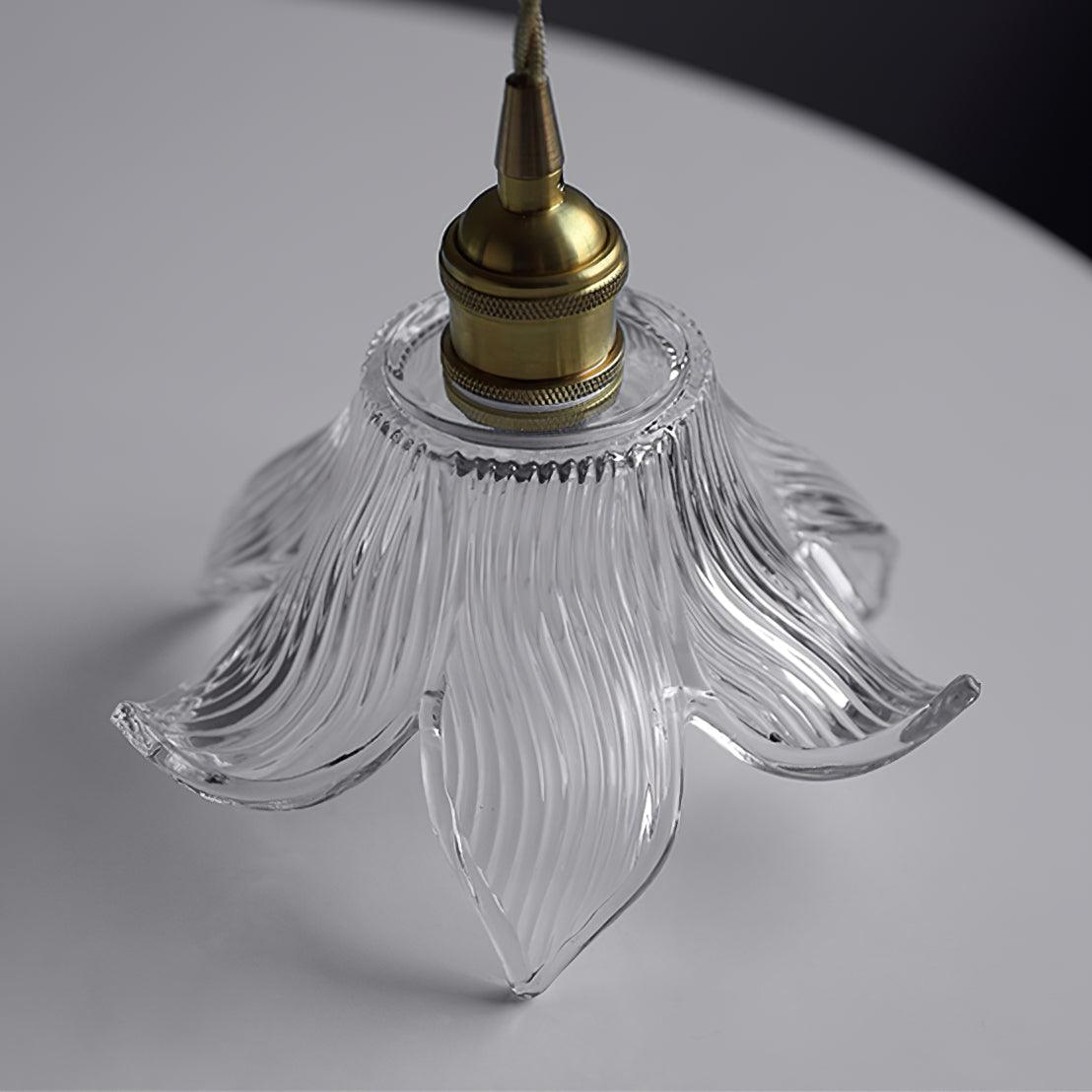 Aell Brass & Glass Glam Pendant Light-Neutral Decor