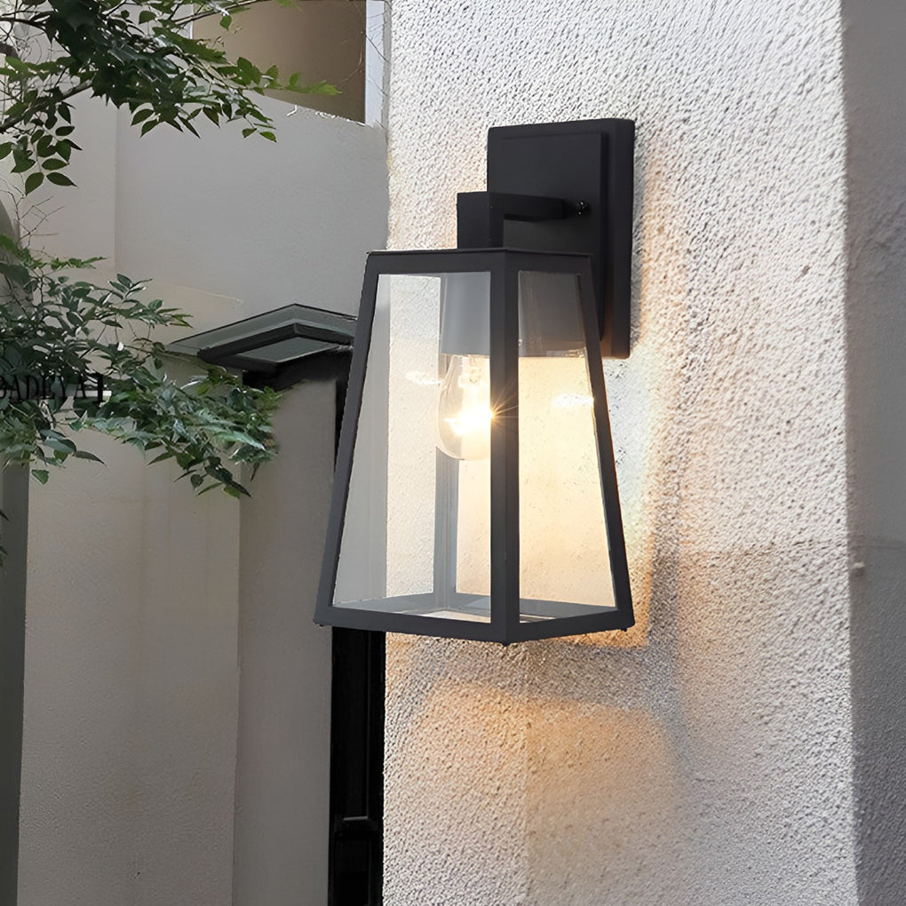 Larissa Trapezoidal LED Vintage Outdoor Wall Light