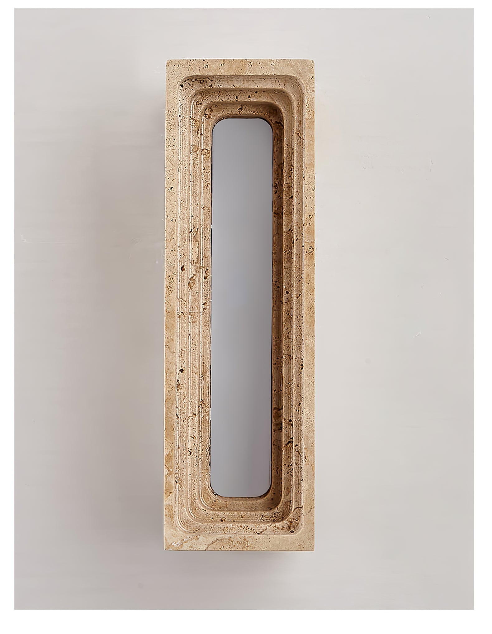 Atheila Travertine Wall Light-Neutral Decor