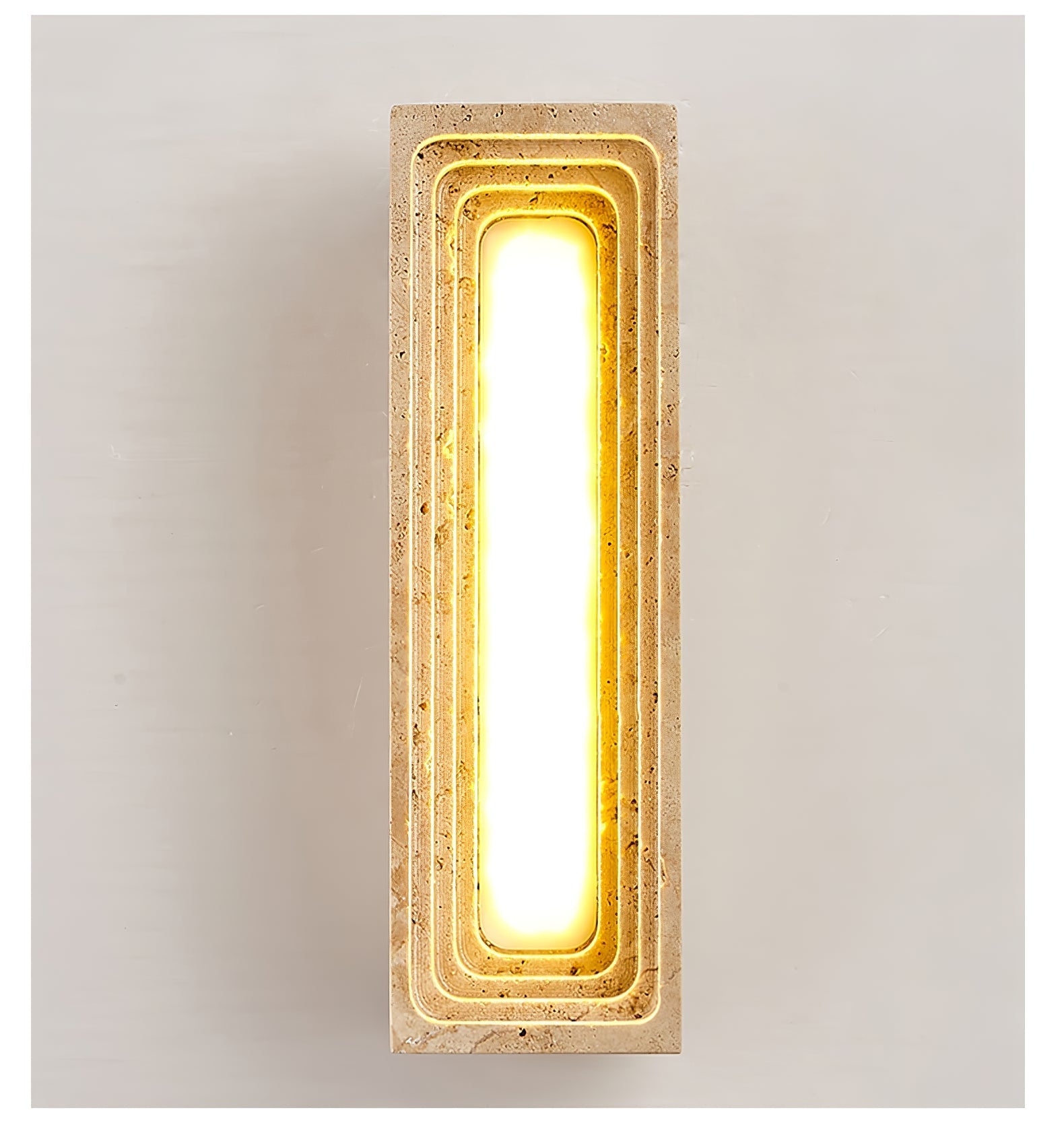 Atheila Travertine Wall Light-Neutral Decor