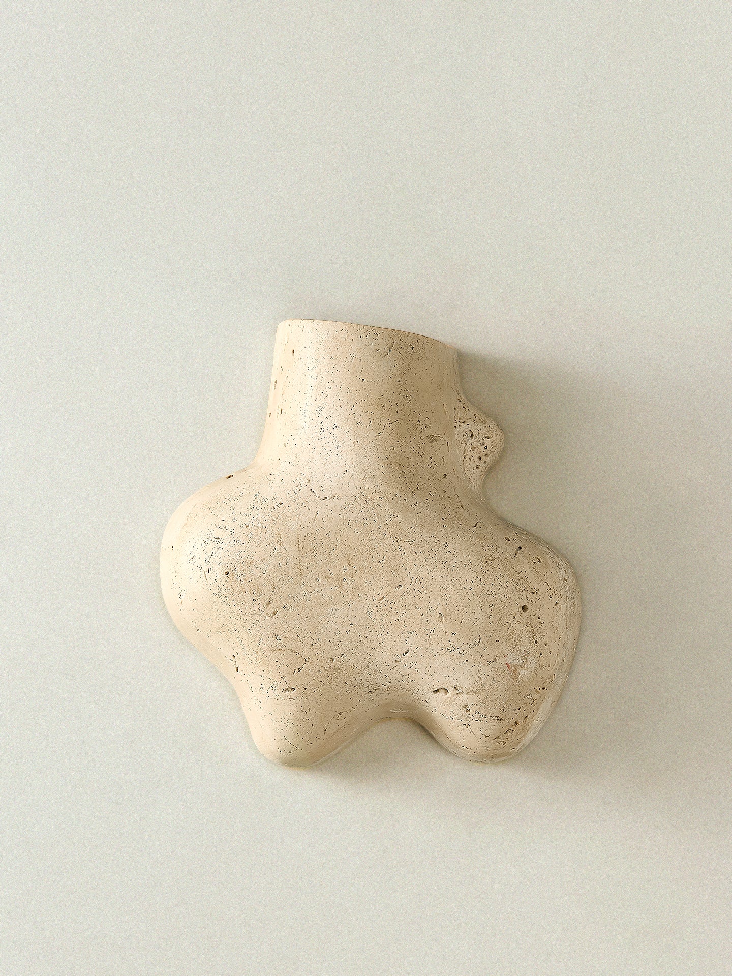 Travertine Abstract Wall Lamp-Neutral Decor
