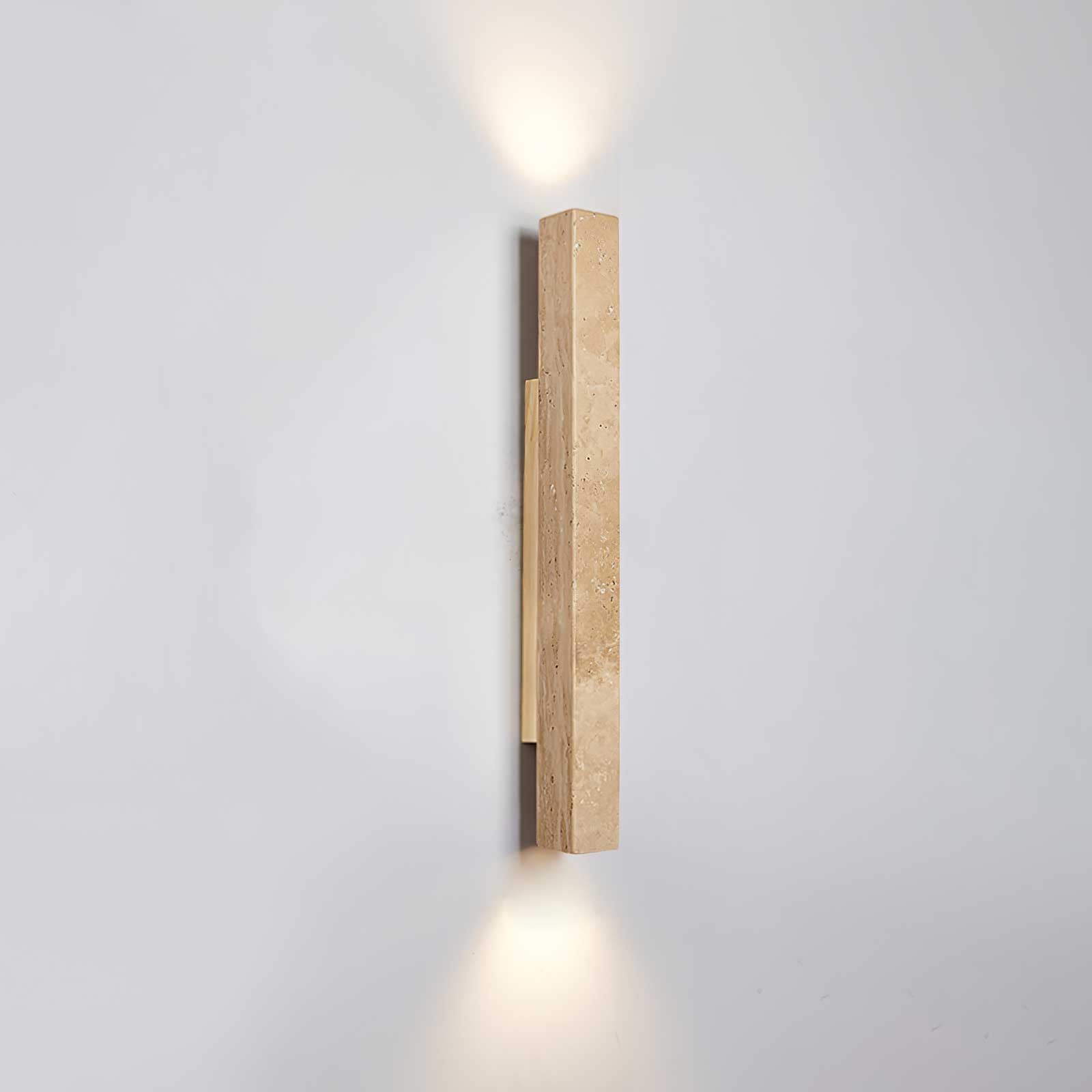Ines Minimalist Travertine Wall Light-Neutral Decor