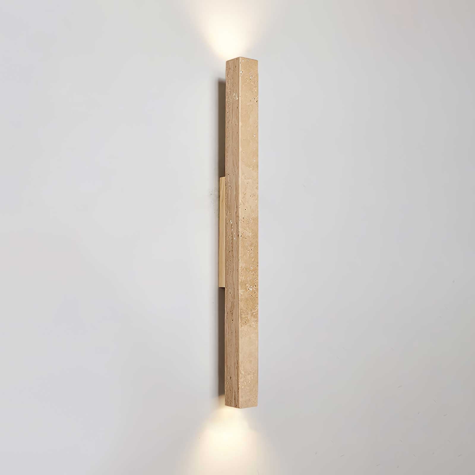 Ines Minimalist Travertine Wall Light-Neutral Decor