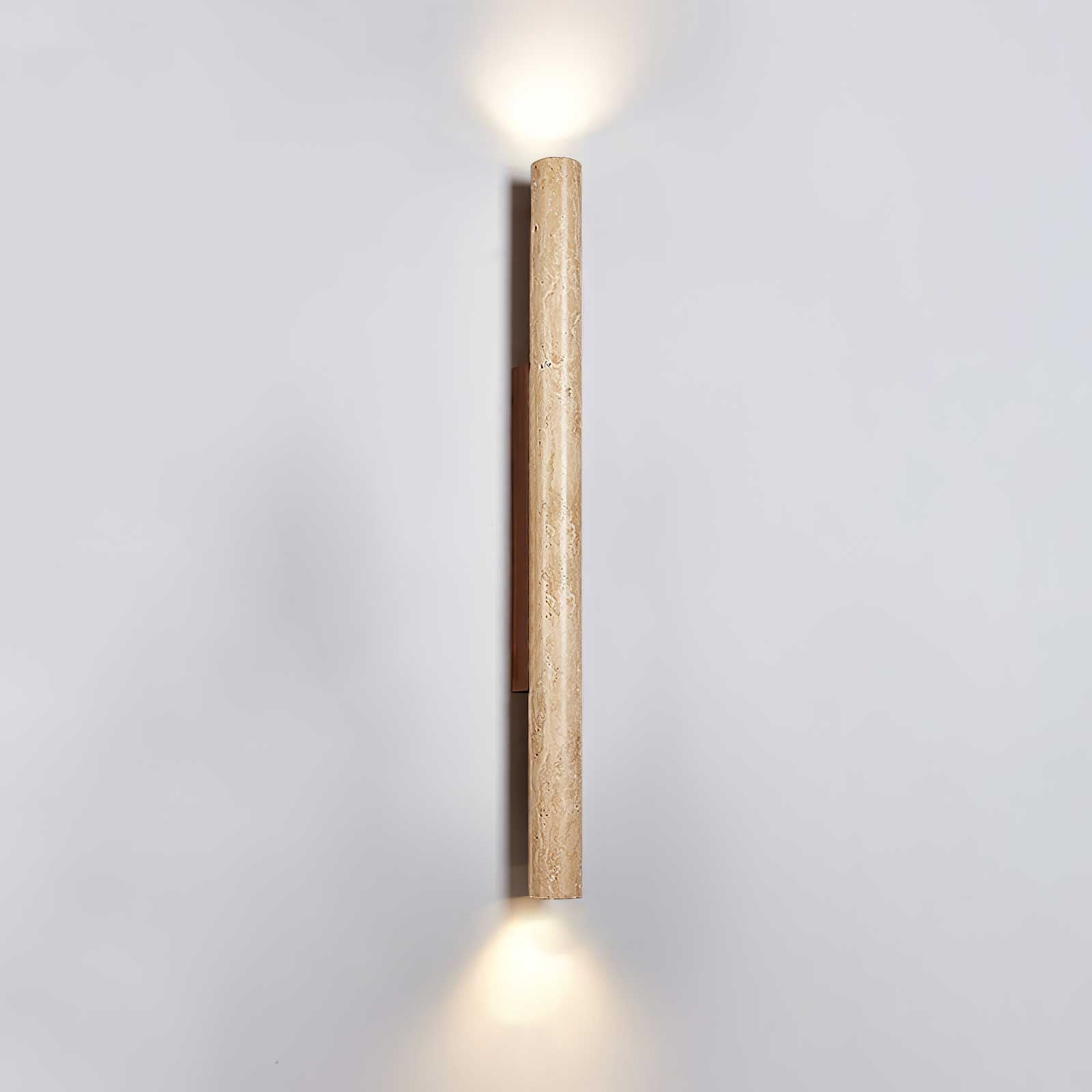 Ines Minimalist Travertine Wall Light-Neutral Decor