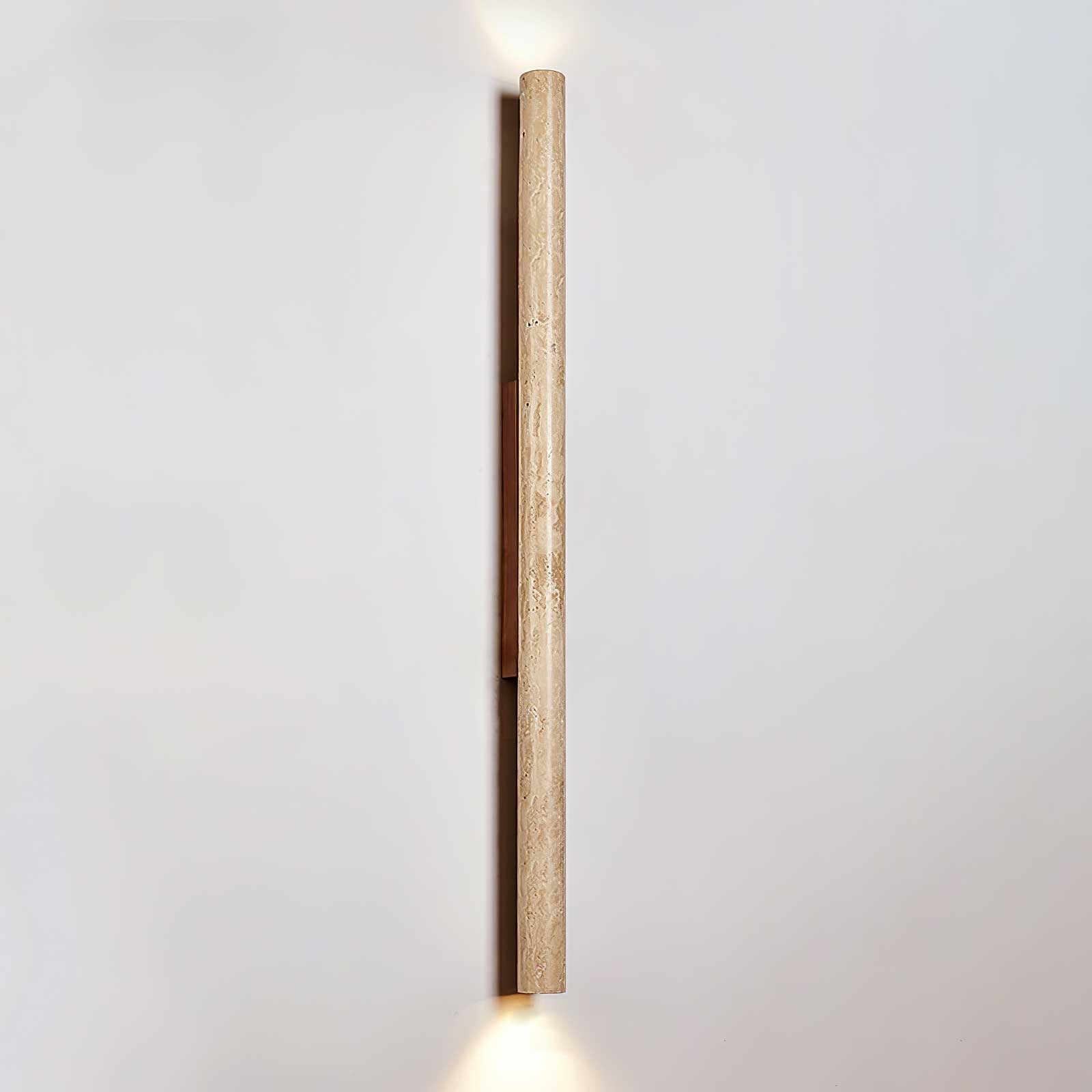 Ines Minimalist Travertine Wall Light-Neutral Decor
