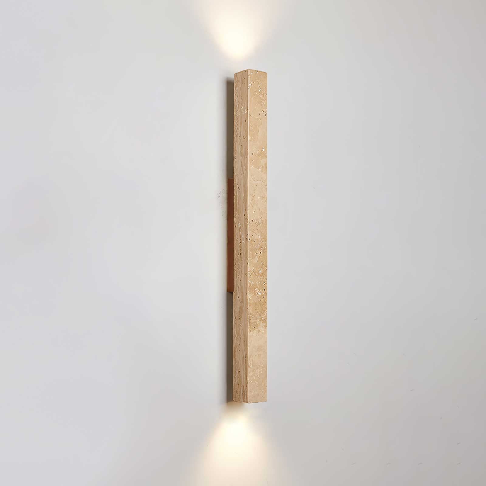 Ines Minimalist Travertine Wall Light-Neutral Decor