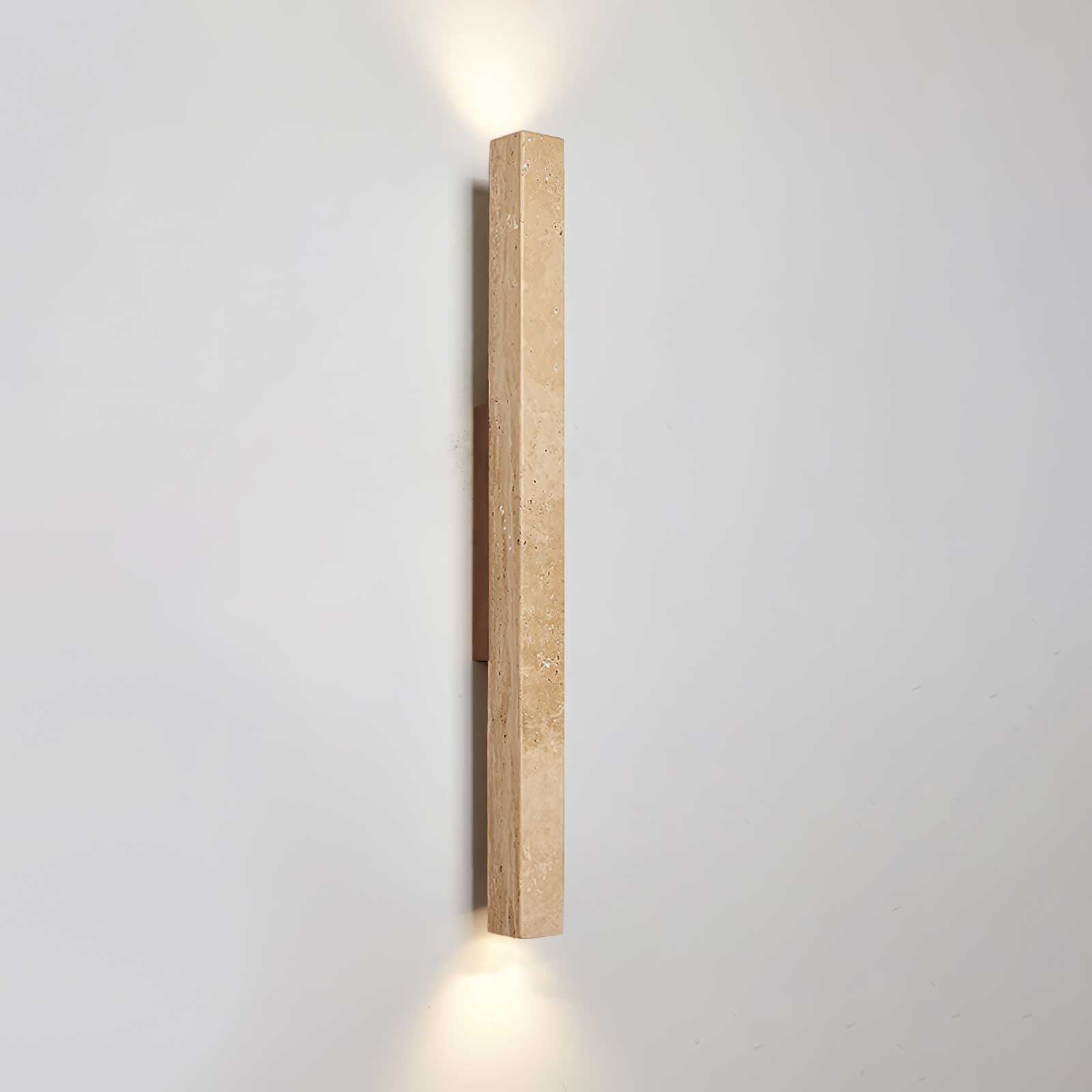 Ines Minimalist Travertine Wall Light-Neutral Decor