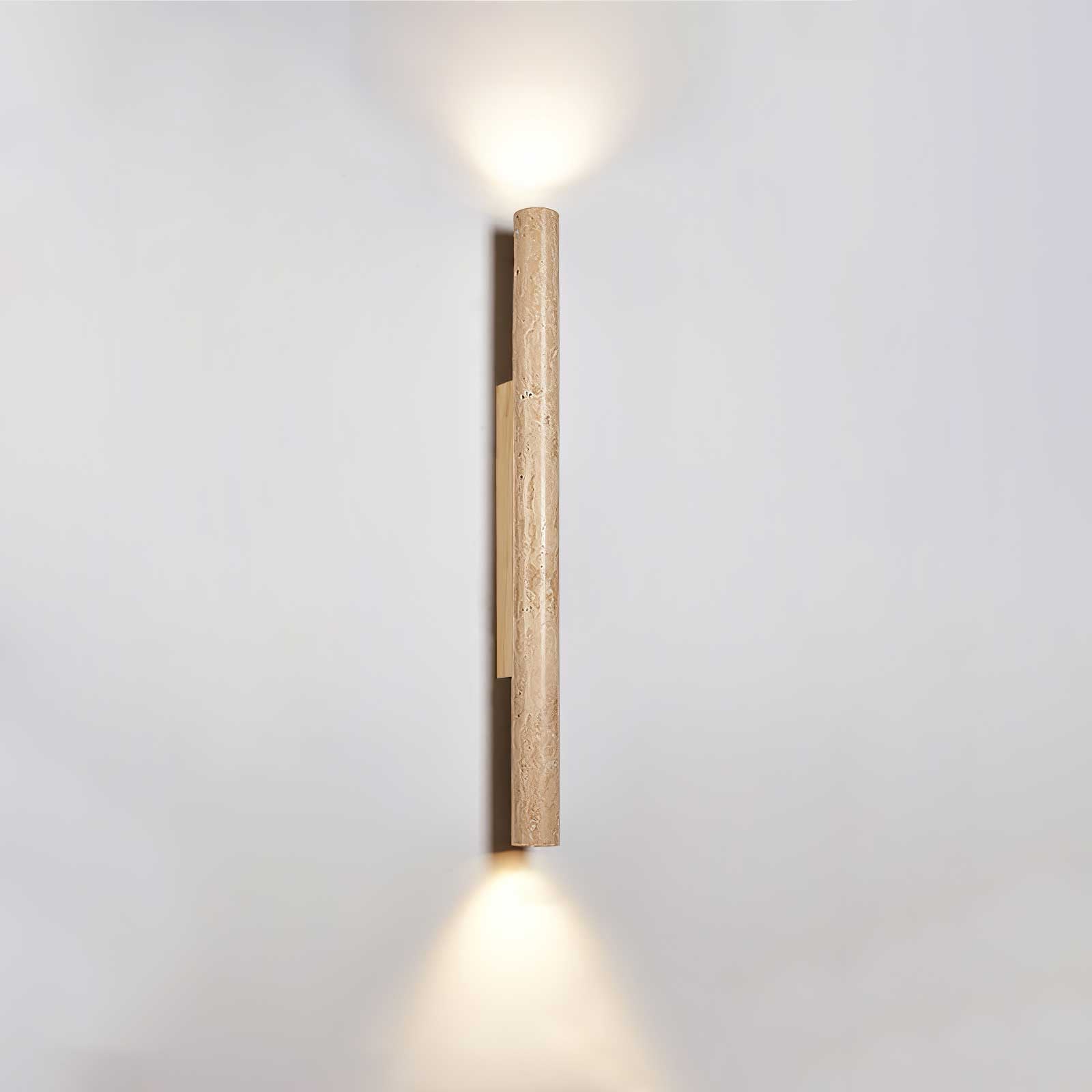 Ines Minimalist Travertine Wall Light-Neutral Decor