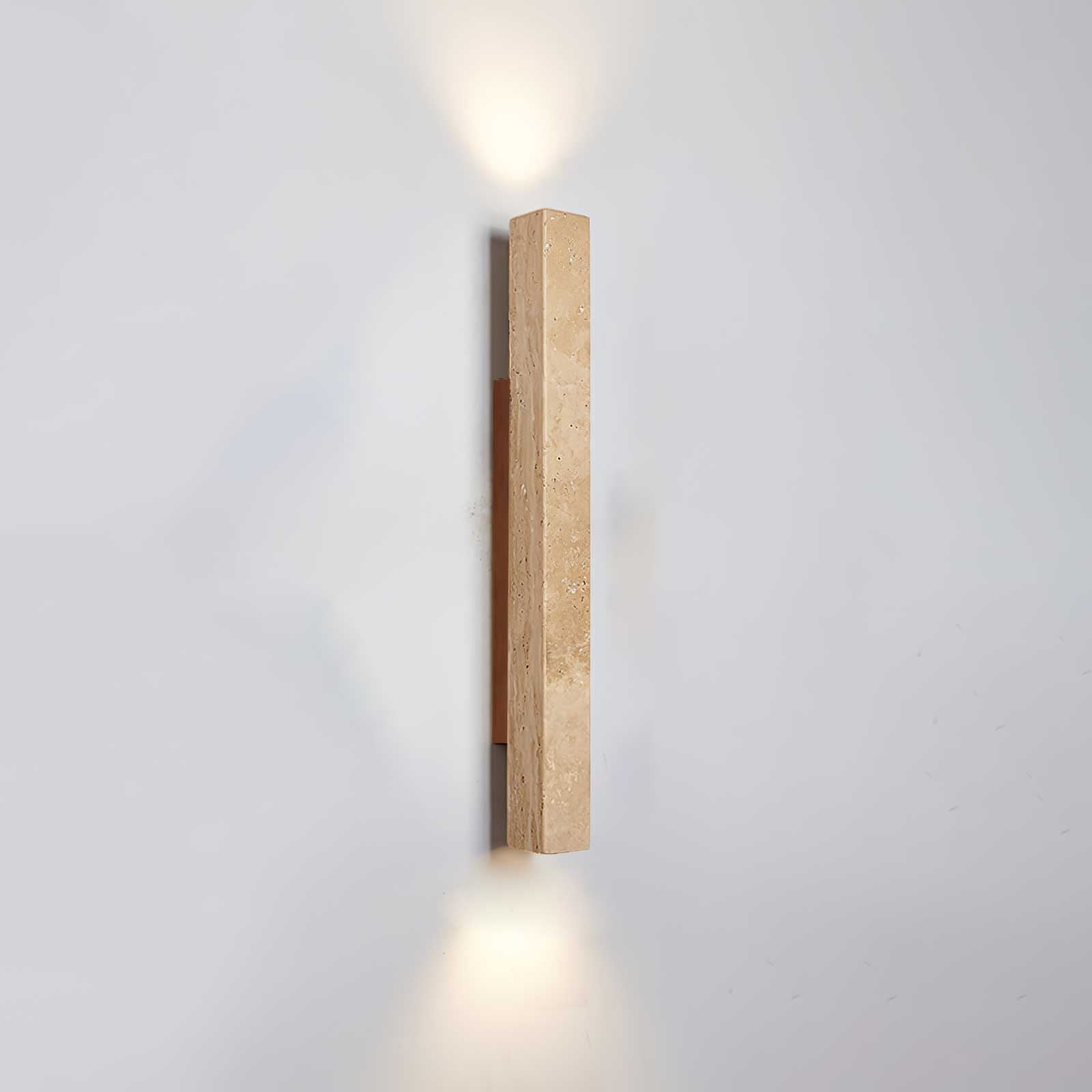 Ines Minimalist Travertine Wall Light-Neutral Decor