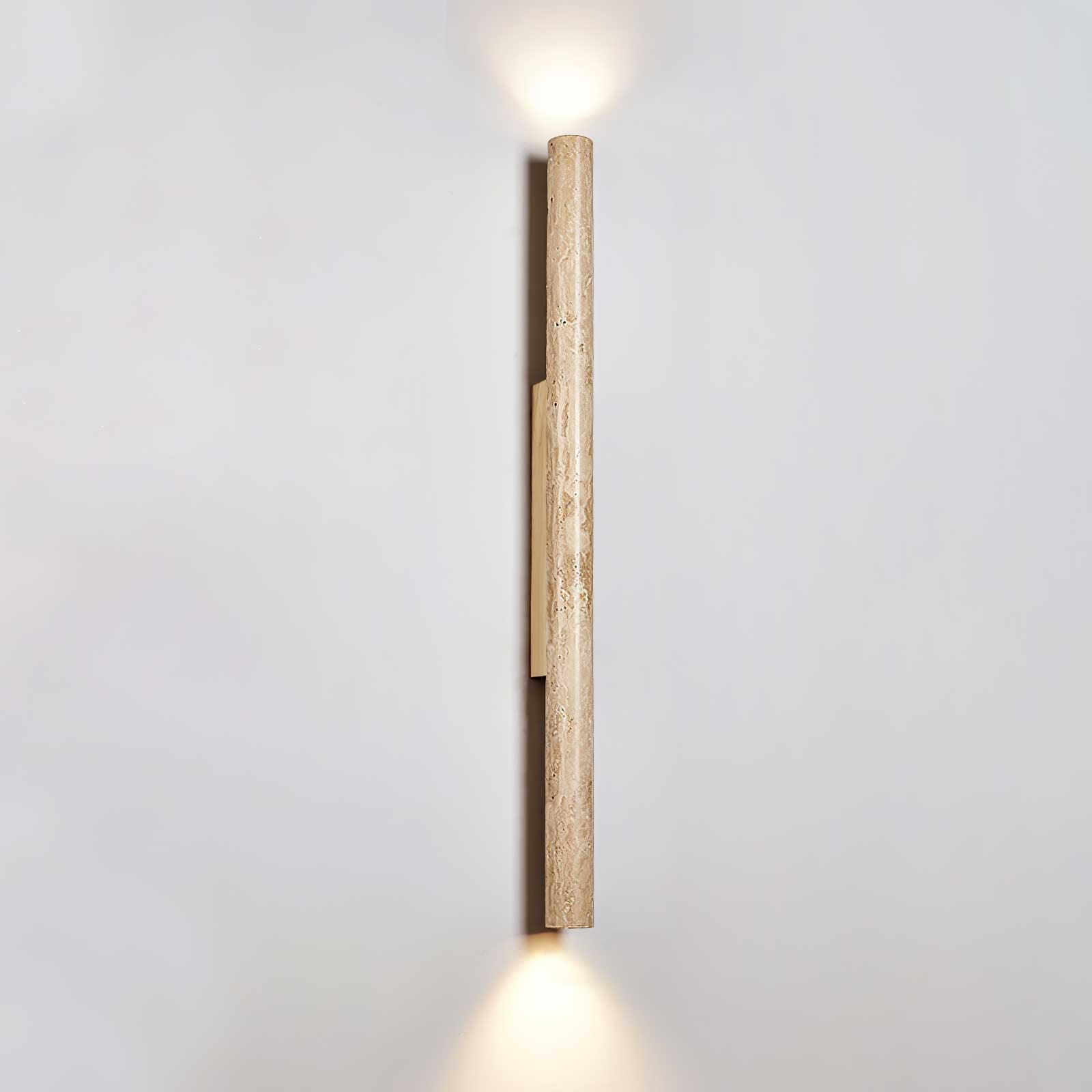 Ines Minimalist Travertine Wall Light-Neutral Decor