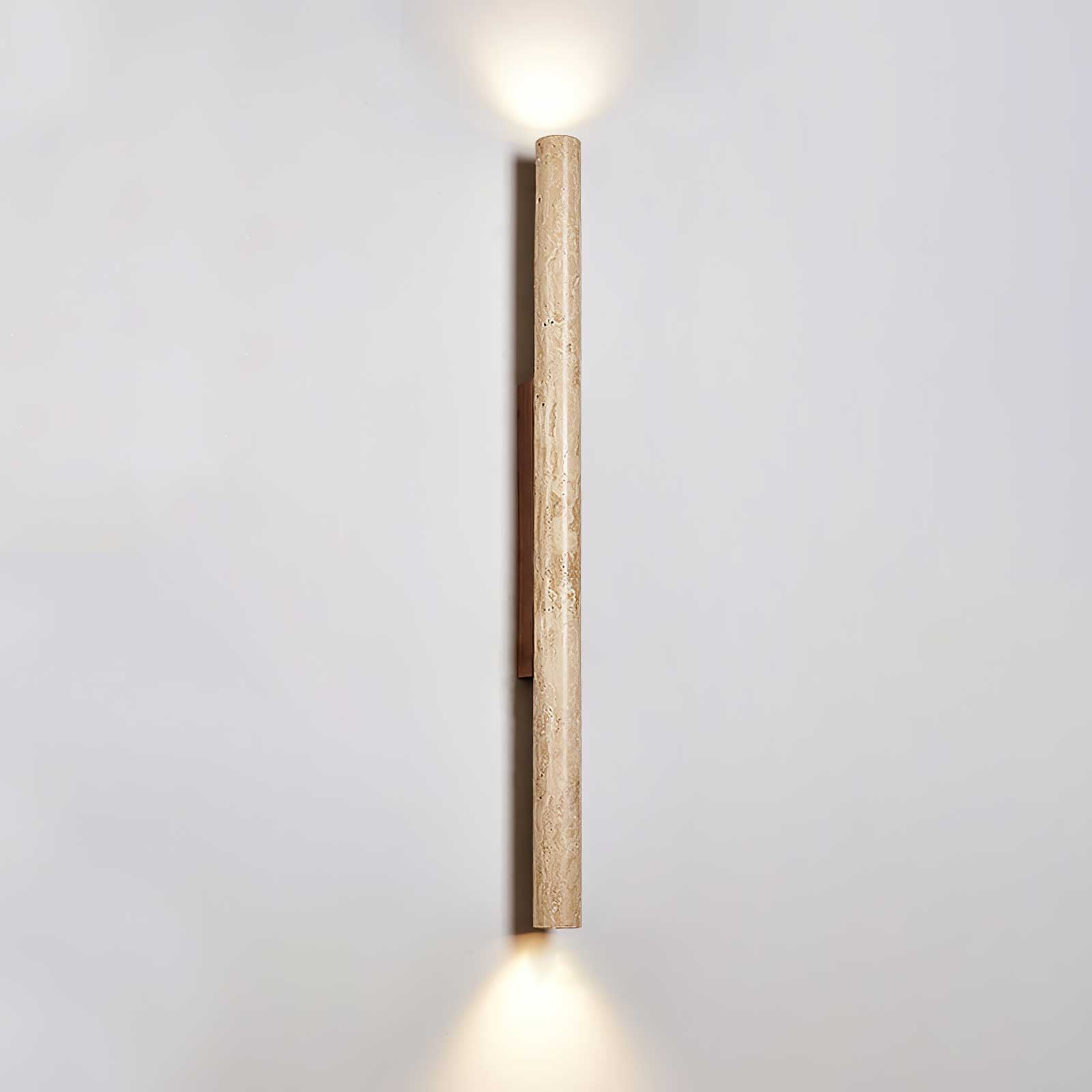 Ines Minimalist Travertine Wall Light-Neutral Decor