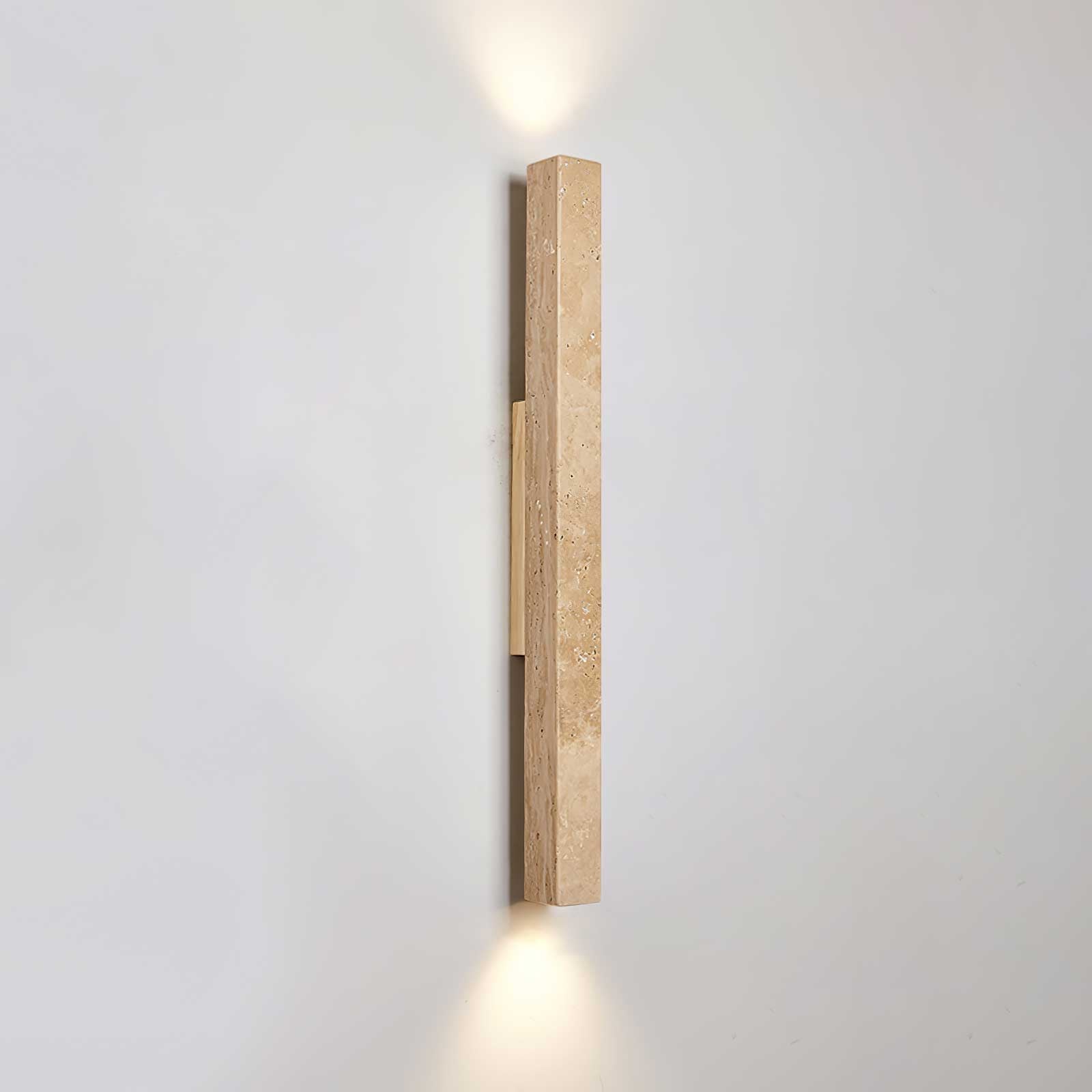 Ines Minimalist Travertine Wall Light-Neutral Decor