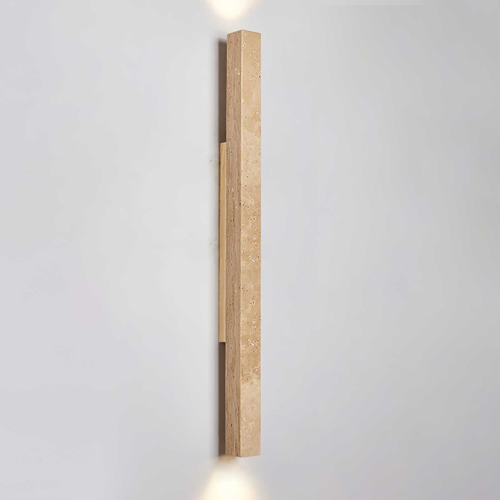 Ines Minimalist Travertine Wall Light-Neutral Decor