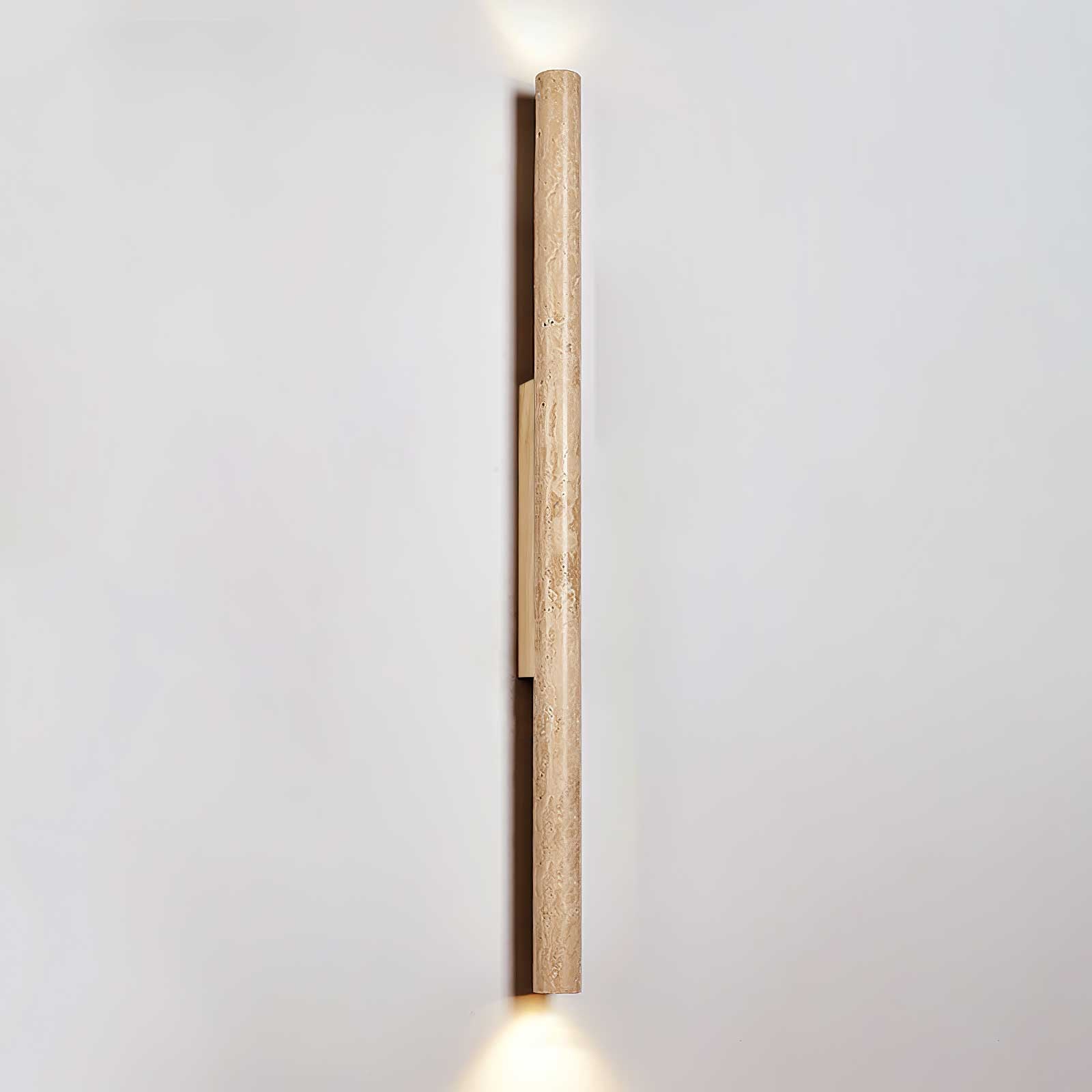 Ines Minimalist Travertine Wall Light-Neutral Decor