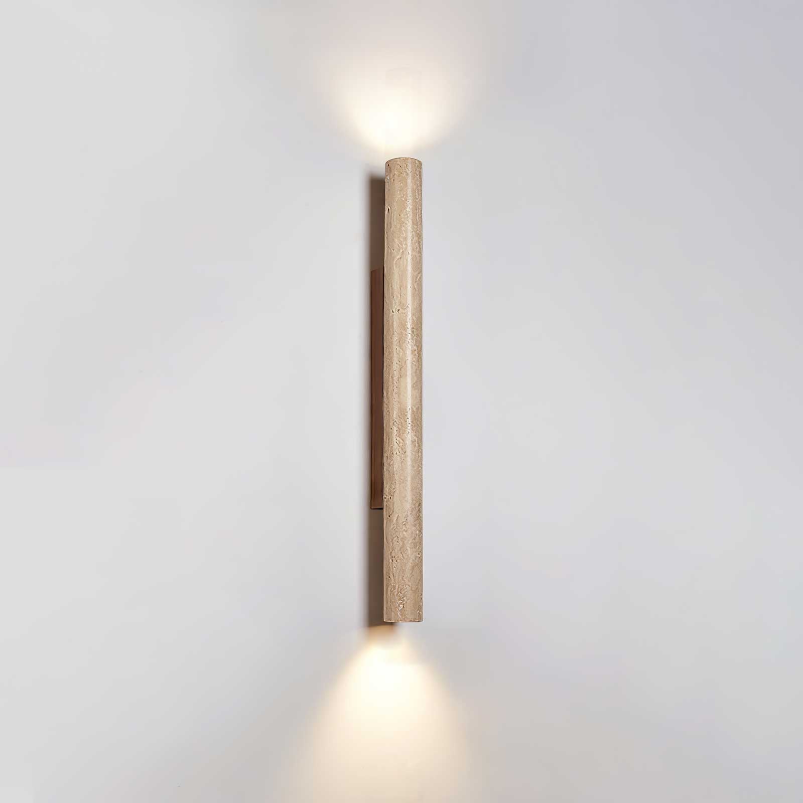 Ines Minimalist Travertine Wall Light-Neutral Decor