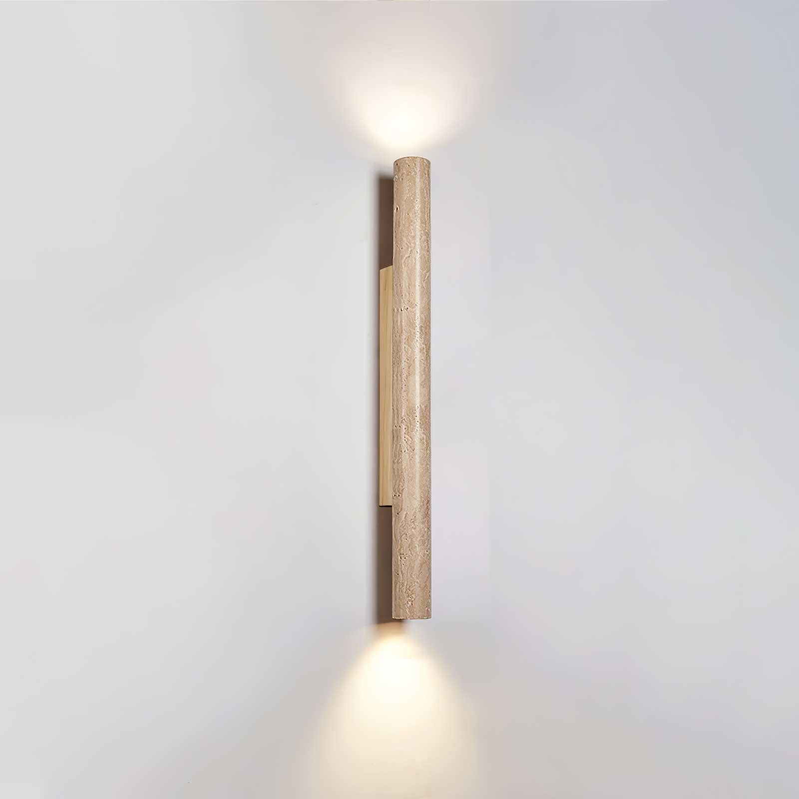 Ines Minimalist Travertine Wall Light-Neutral Decor