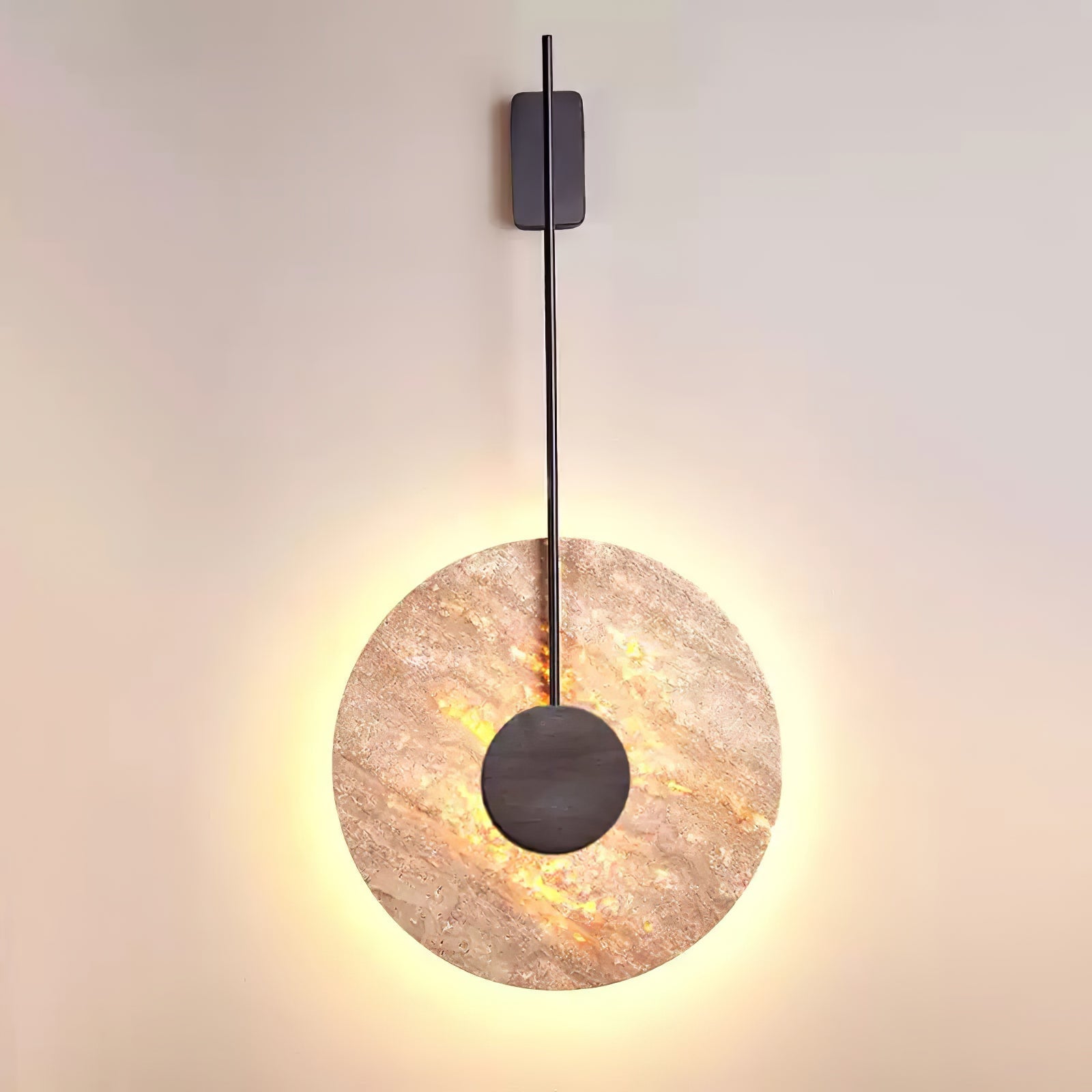 Palt Travertine Wall Light-Neutral Decor