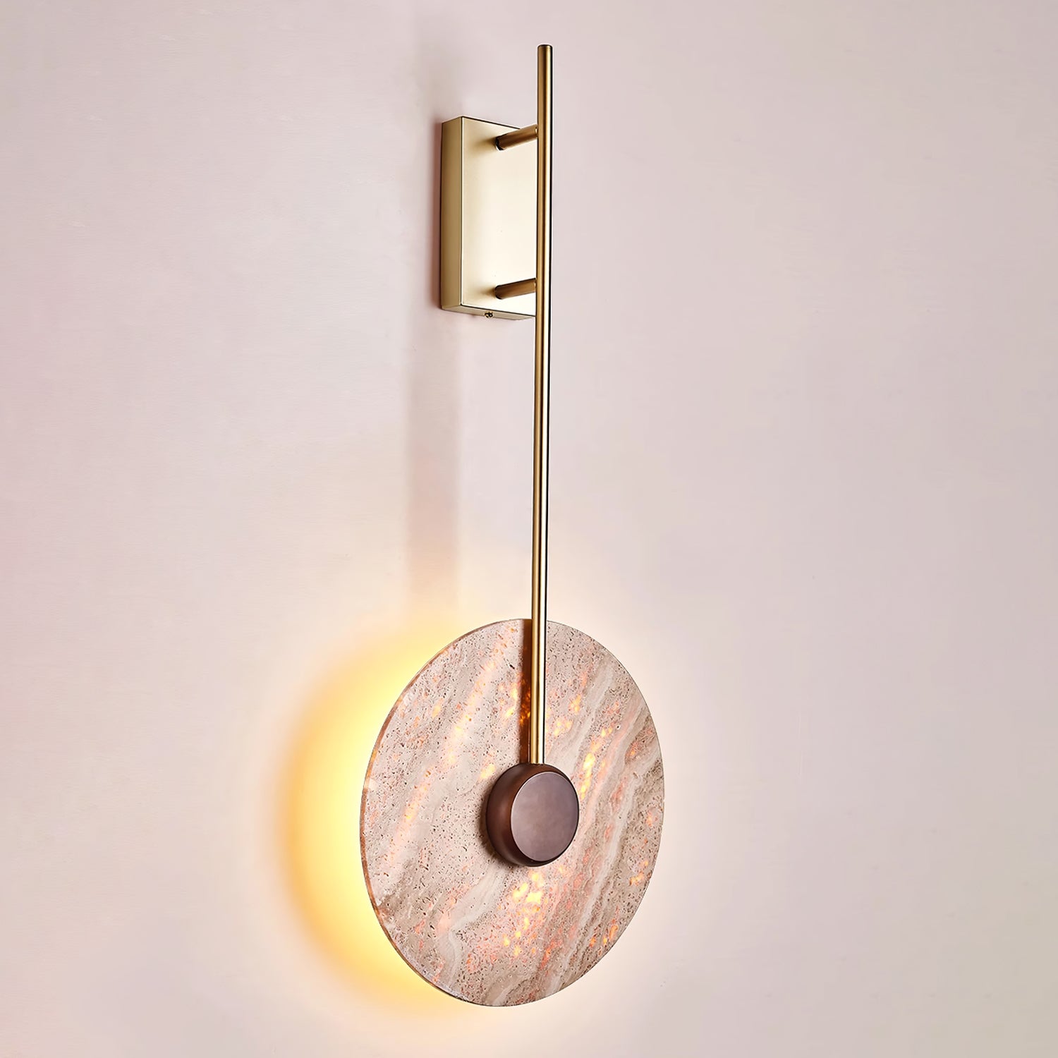 Palt Travertine Wall Light-Neutral Decor