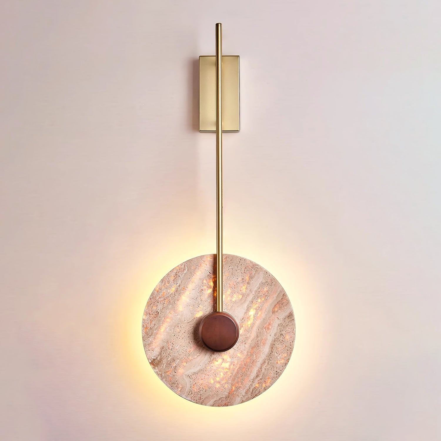 Palt Travertine Wall Light-Neutral Decor