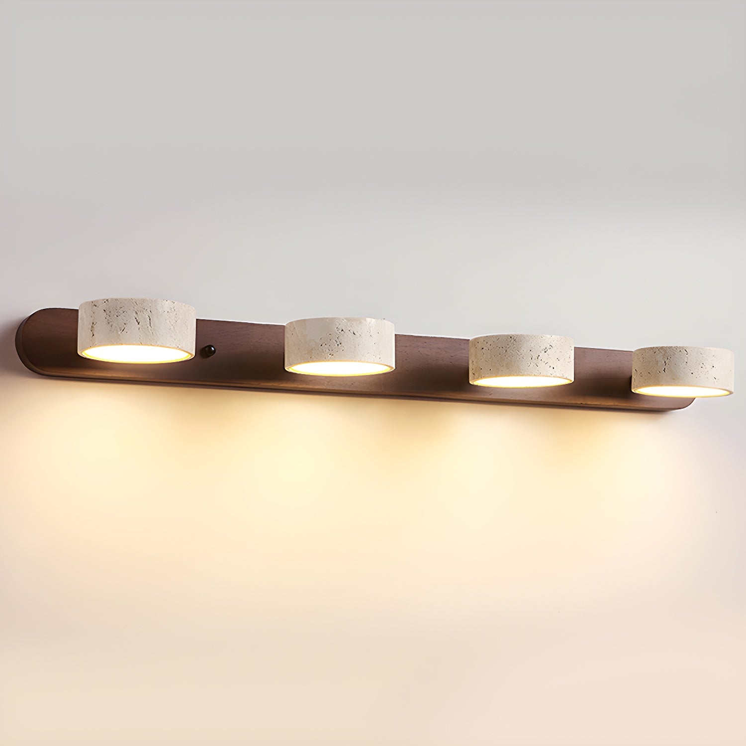Voloreth Minimalist Travertine Wall Light-Neutral Decor