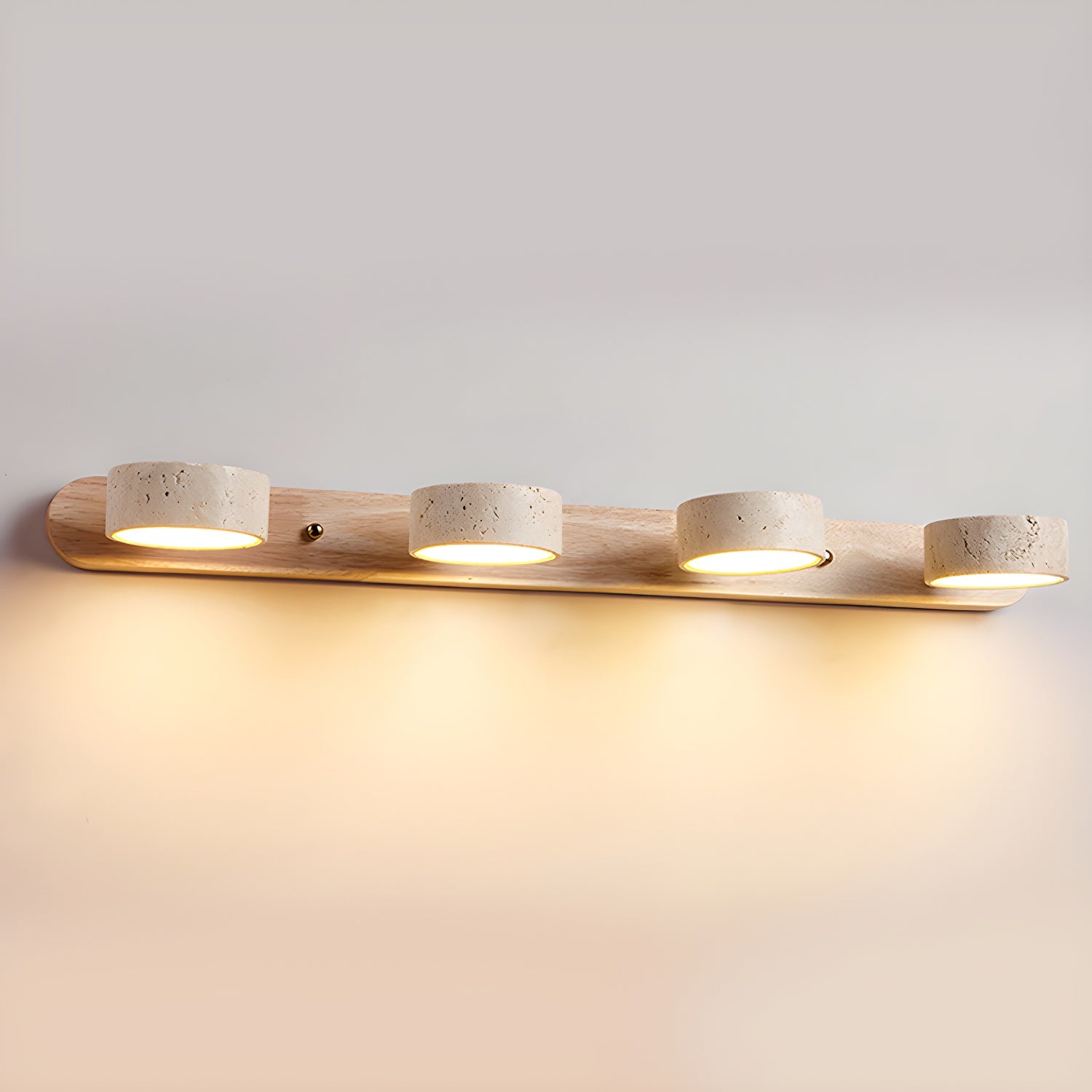 Voloreth Minimalist Travertine Wall Light-Neutral Decor