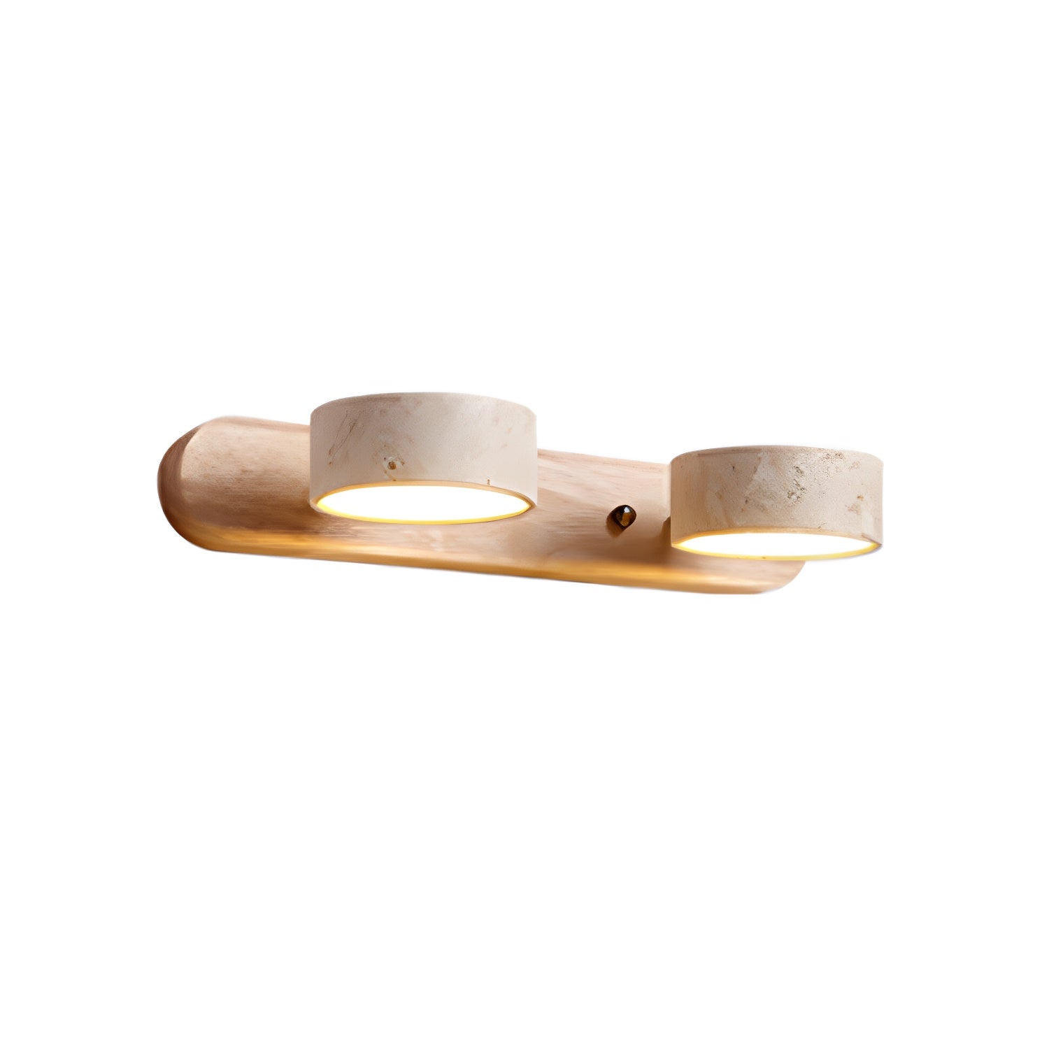 Voloreth Minimalist Travertine Wall Light-Neutral Decor