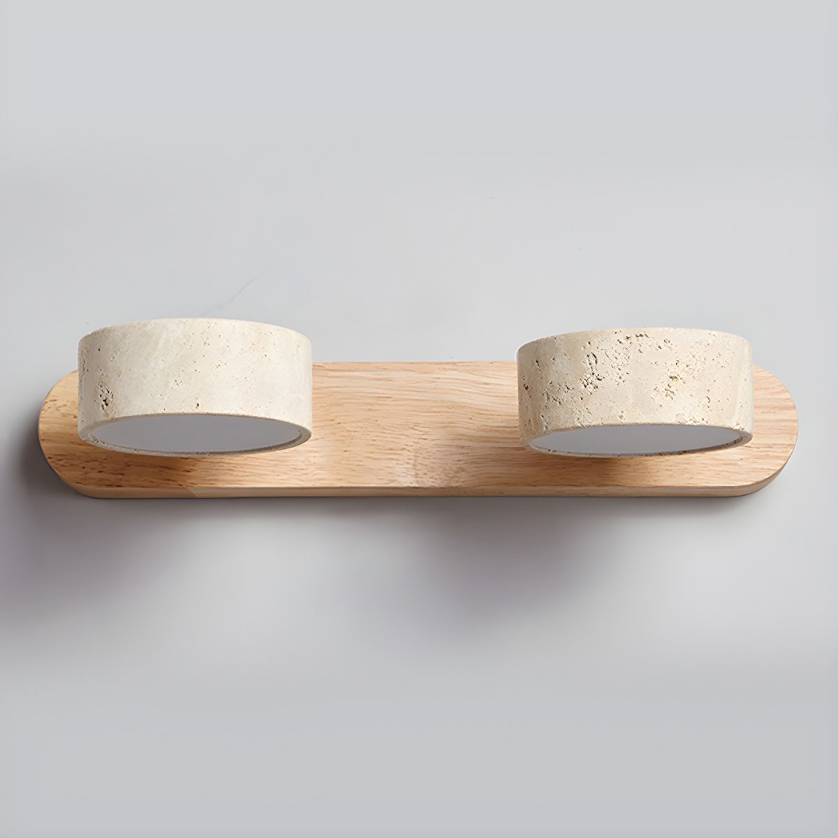 Voloreth Minimalist Travertine Wall Light-Neutral Decor