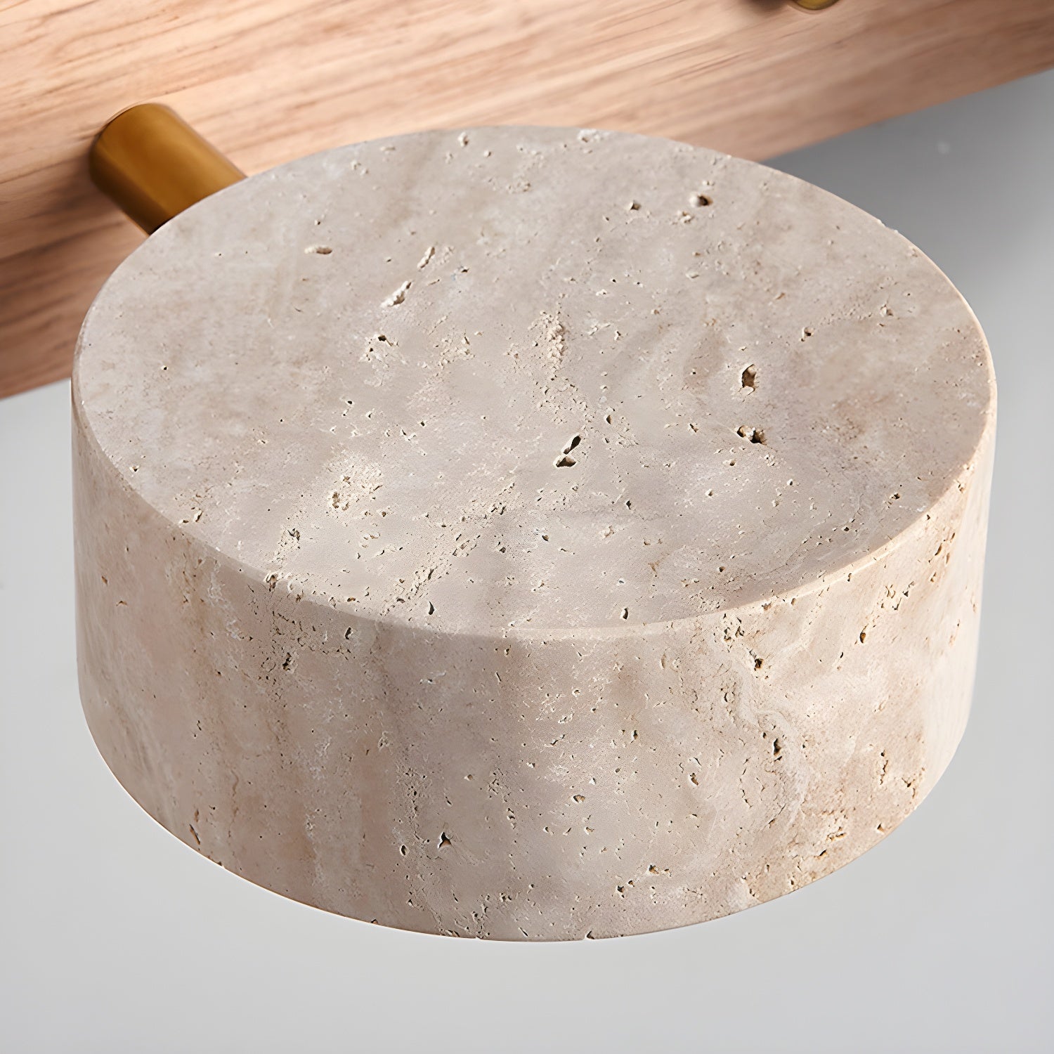 Voloreth Minimalist Travertine Wall Light-Neutral Decor