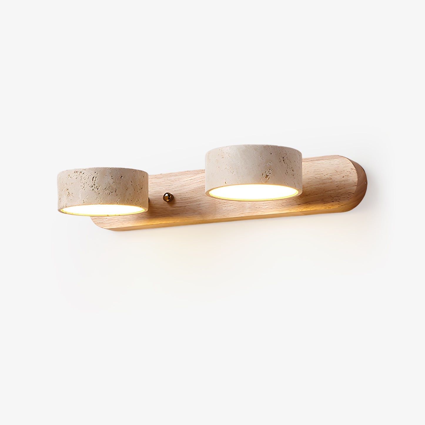 Voloreth Minimalist Travertine Wall Light-Neutral Decor