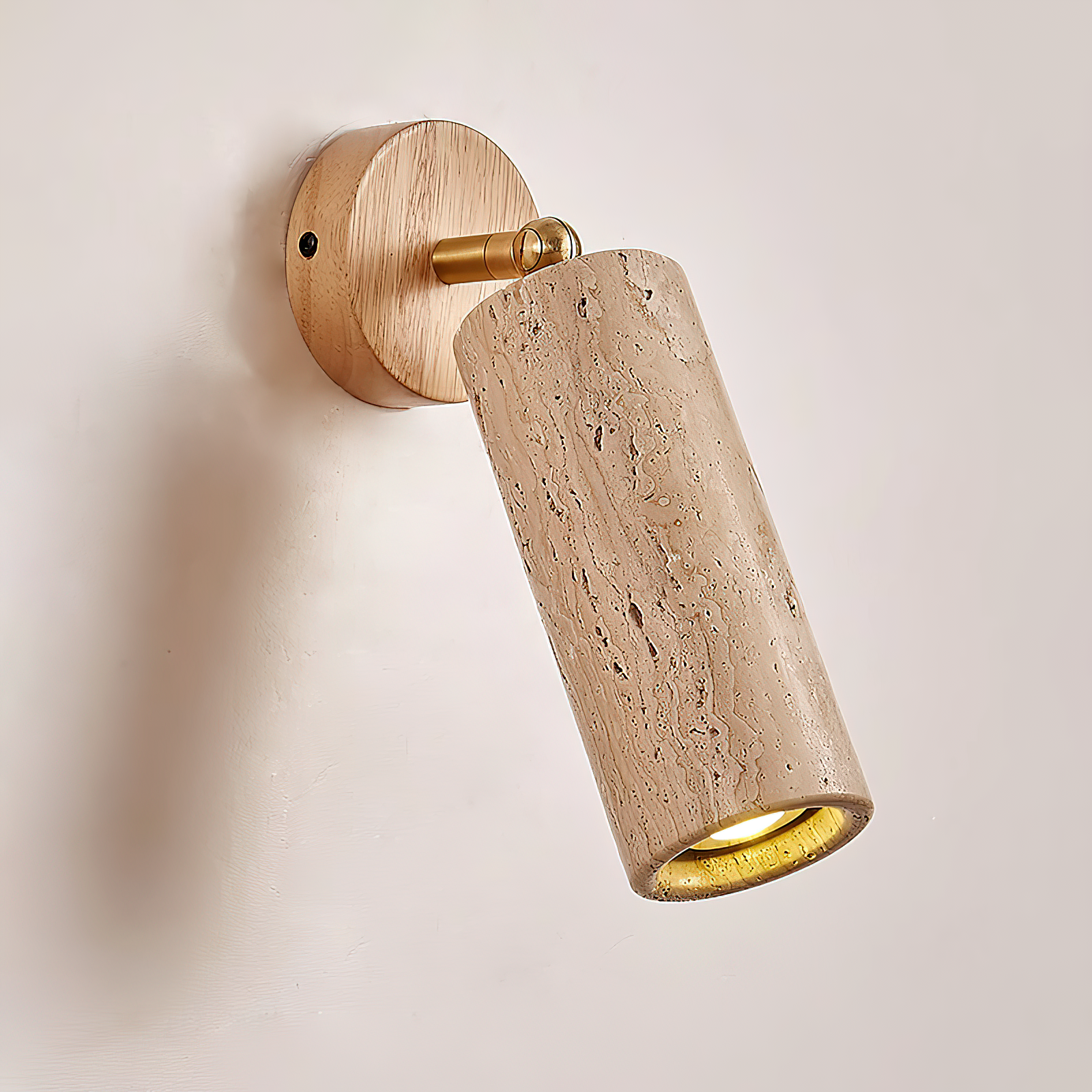 Marlow Travertine Wall Lamp