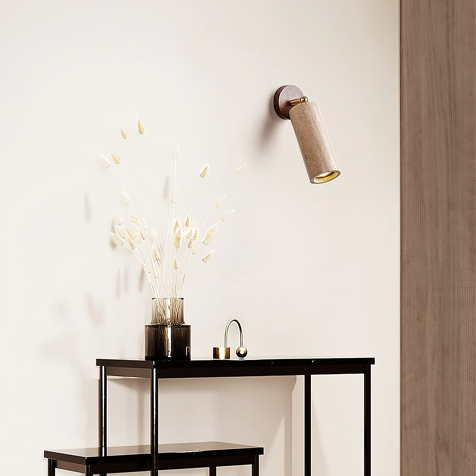 Marlow Travertine Wall Lamp