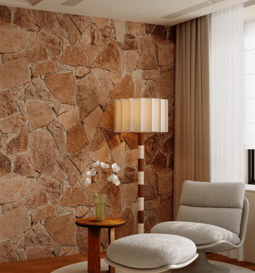Vrys Striped Floor Lamp-Neutral Decor