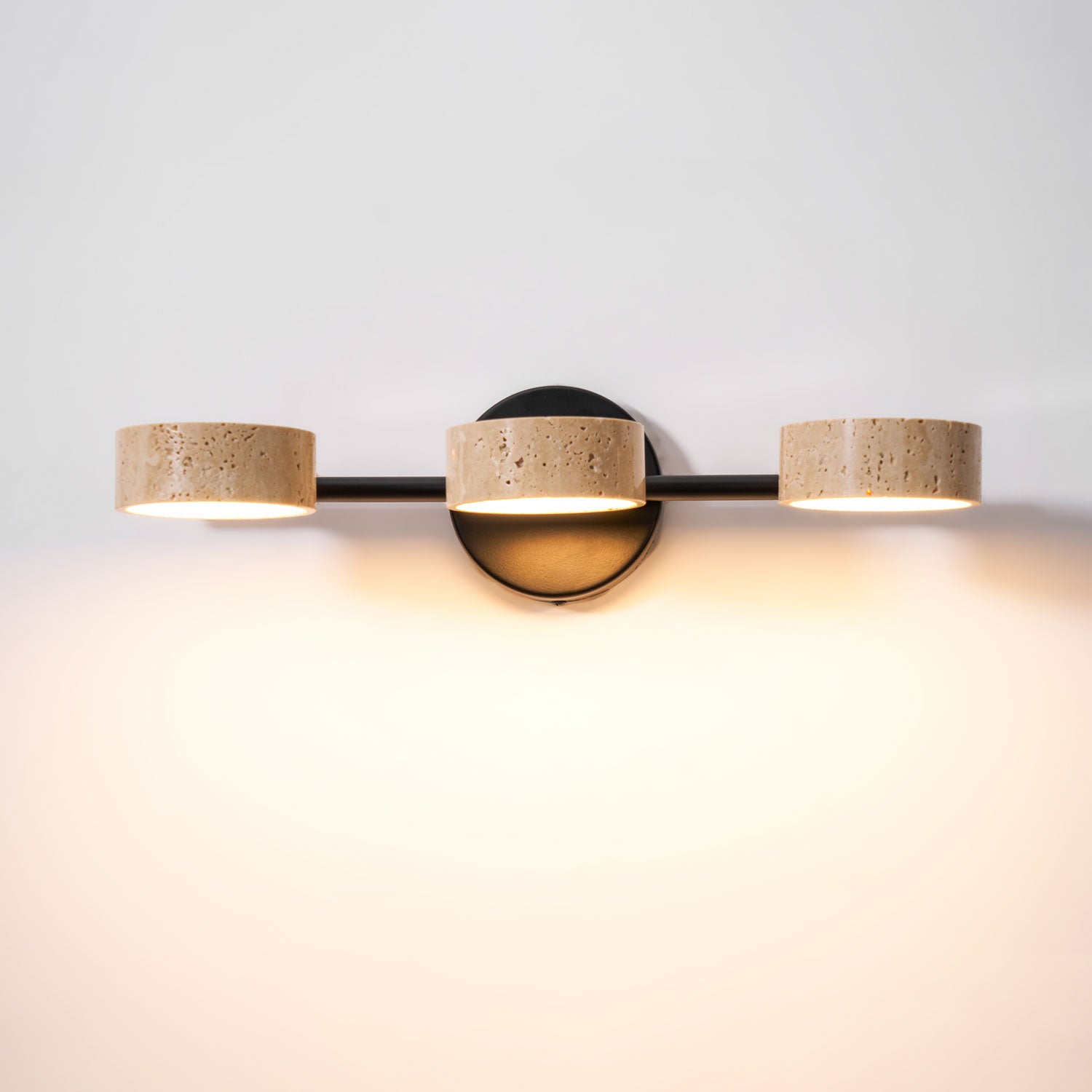 Ceshair Multi Head Travertine Vanity Light-Neutral Decor