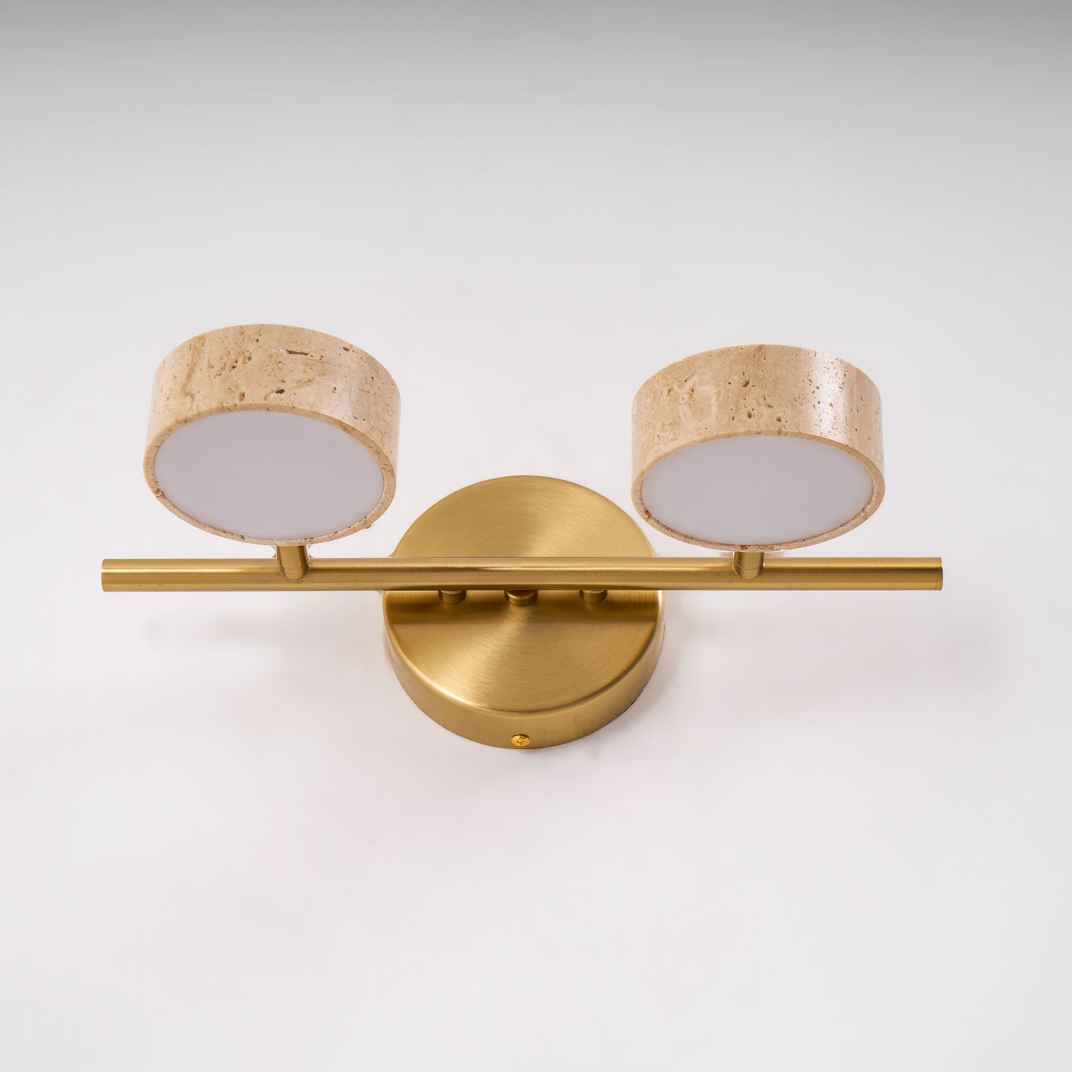 Ceshair Multi Head Travertine Vanity Light-Neutral Decor