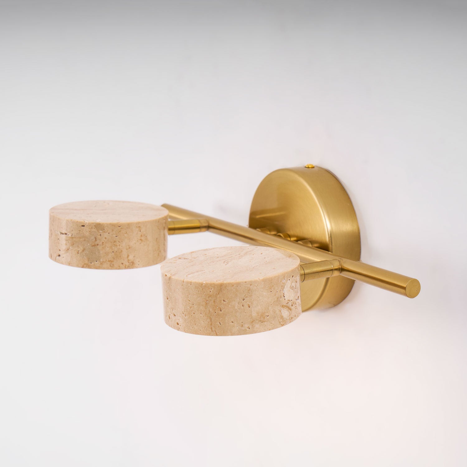 Ceshair Multi Head Travertine Vanity Light-Neutral Decor