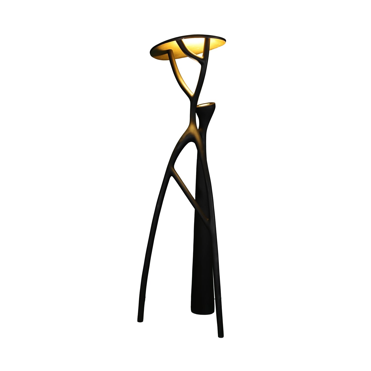 Gothic Tree Sculpture Floor Lamp-Neutral Decor