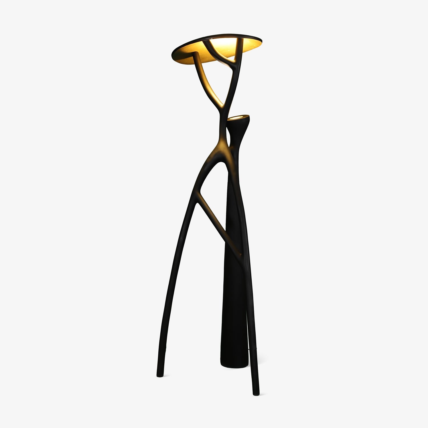 Gothic Tree Sculpture Floor Lamp-Neutral Decor