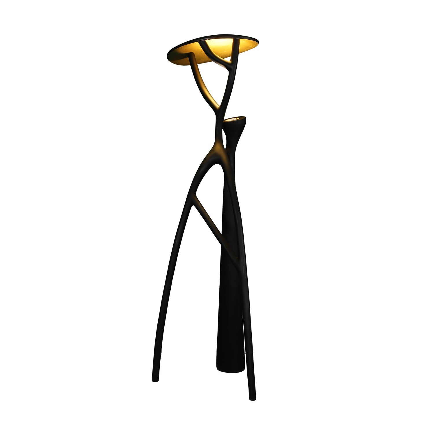 Gothic Tree Sculpture Floor Lamp-Neutral Decor
