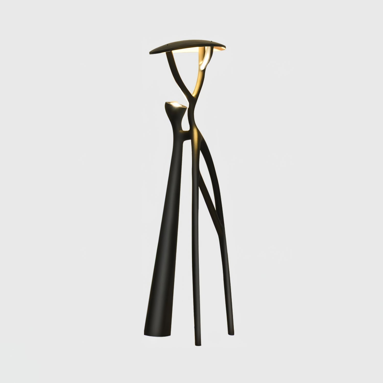 Gothic Tree Sculpture Floor Lamp-Neutral Decor