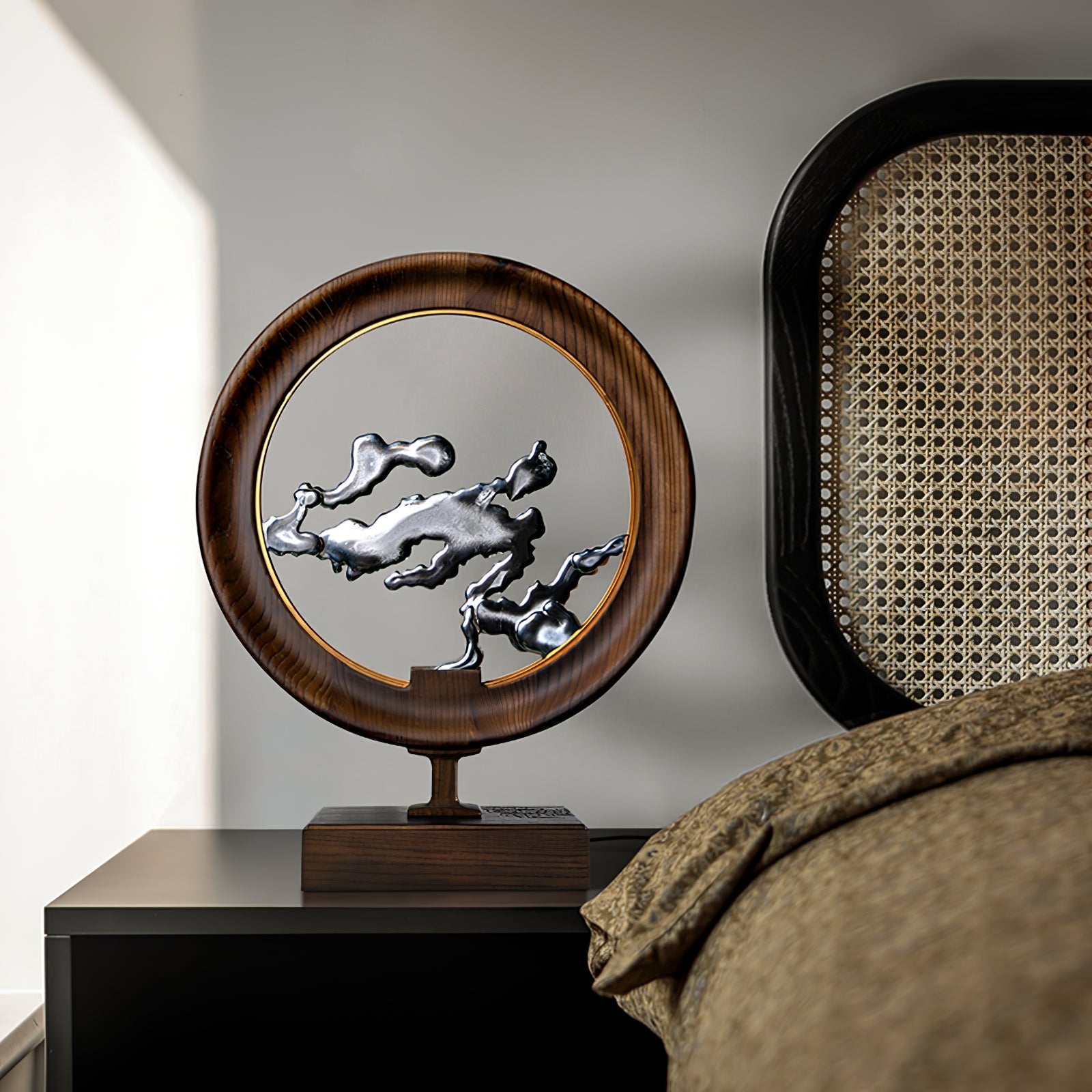 Stella Modern Wood Table Lamp-Neutral Decor