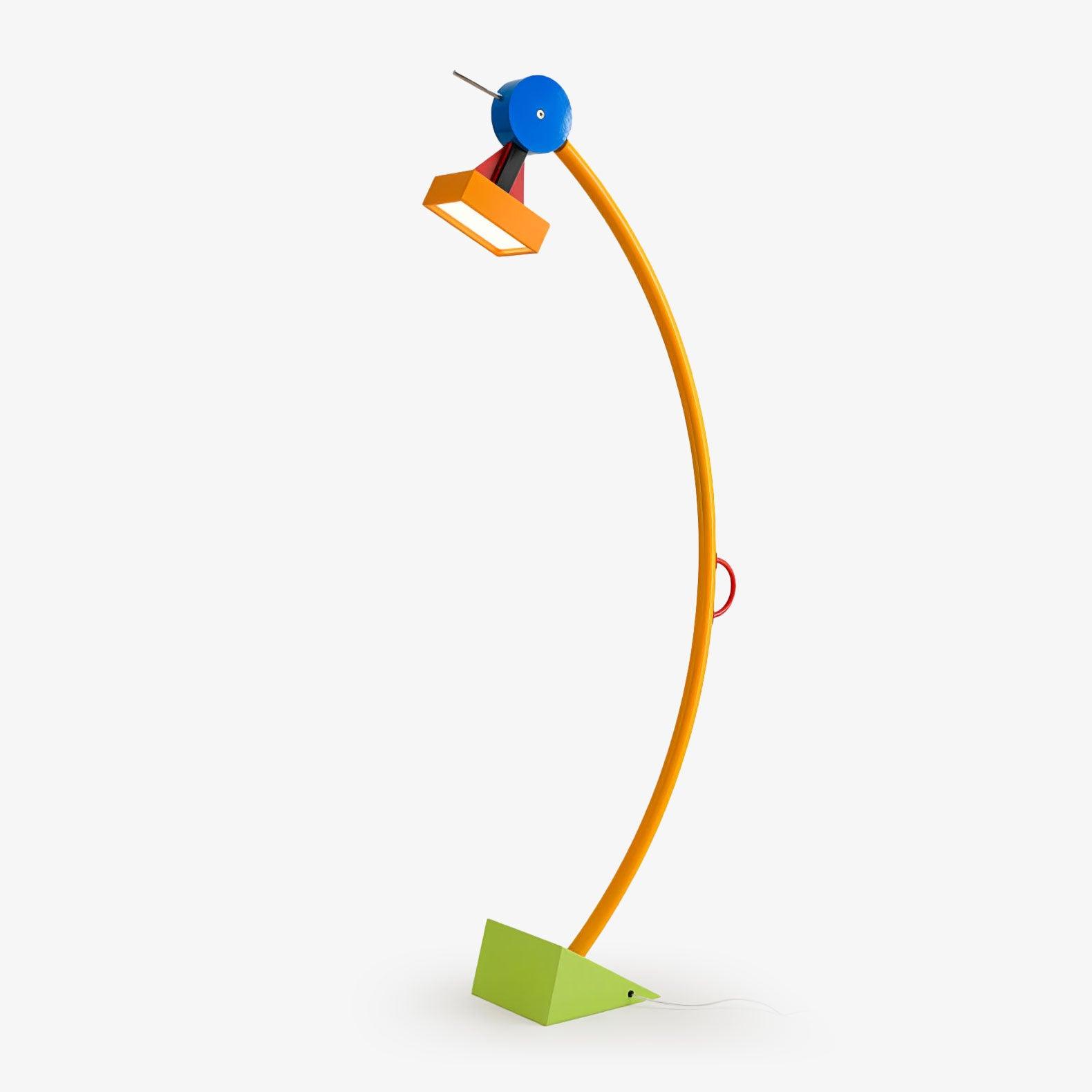 Ecori Acrylic Artistic Floor Lamp-Neutral Decor