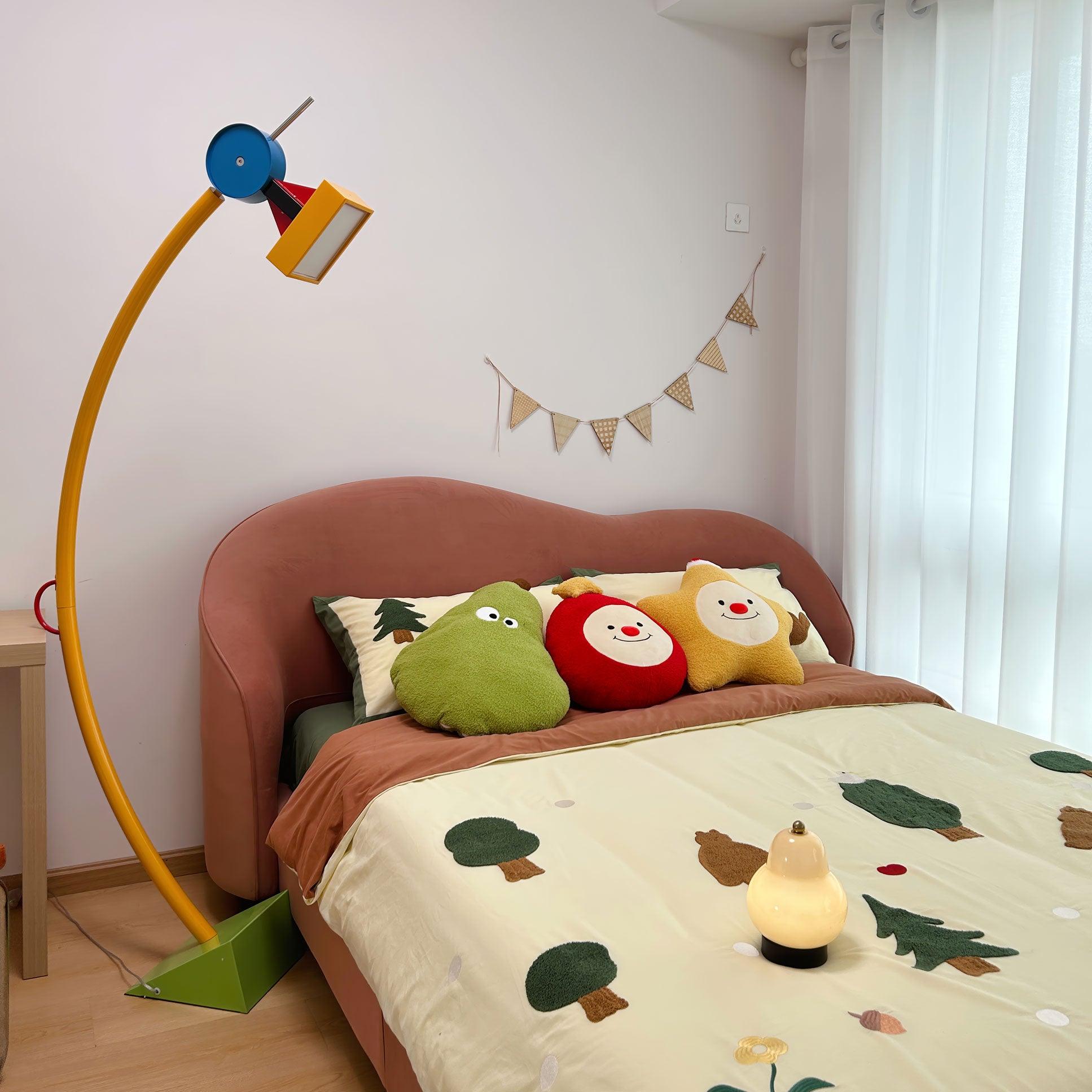 Ecori Acrylic Artistic Floor Lamp-Neutral Decor