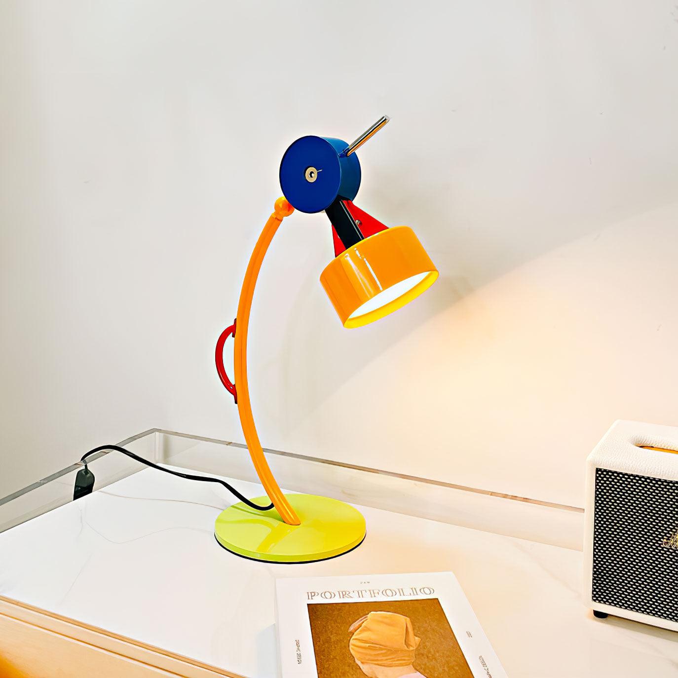 Vexor Acrylic Artistic Table Lamp-Neutral Decor