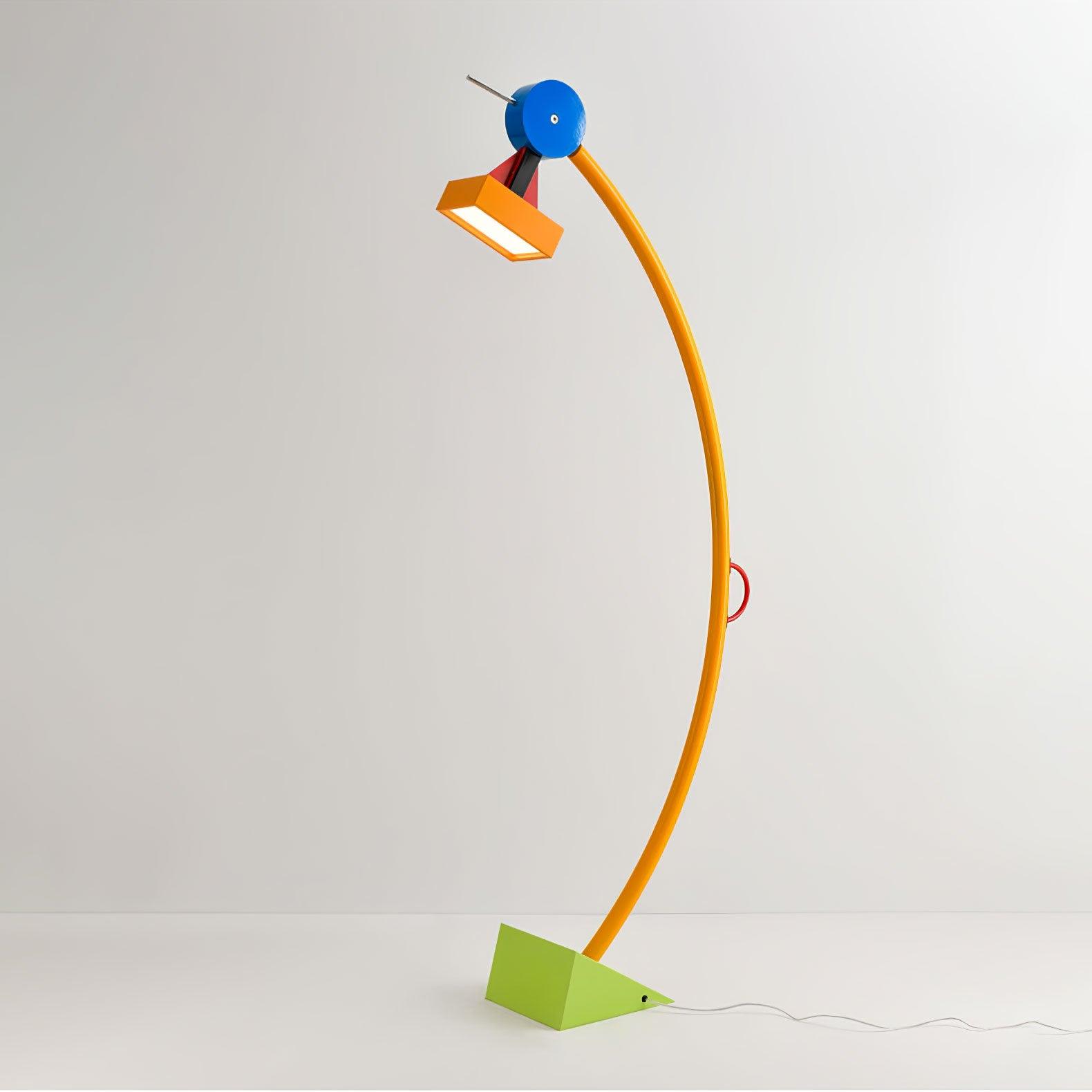 Ecori Acrylic Artistic Floor Lamp-Neutral Decor