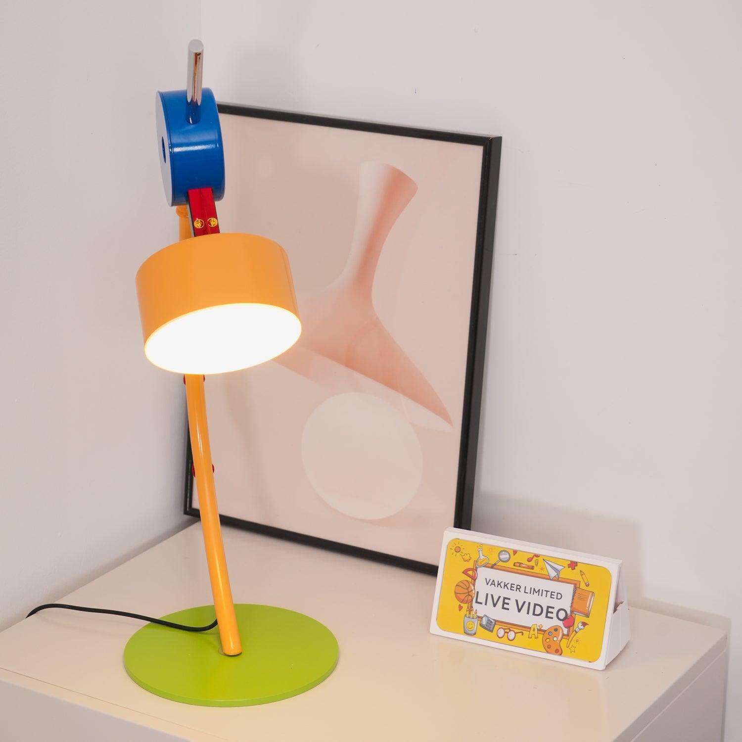 Vexor Acrylic Artistic Table Lamp-Neutral Decor