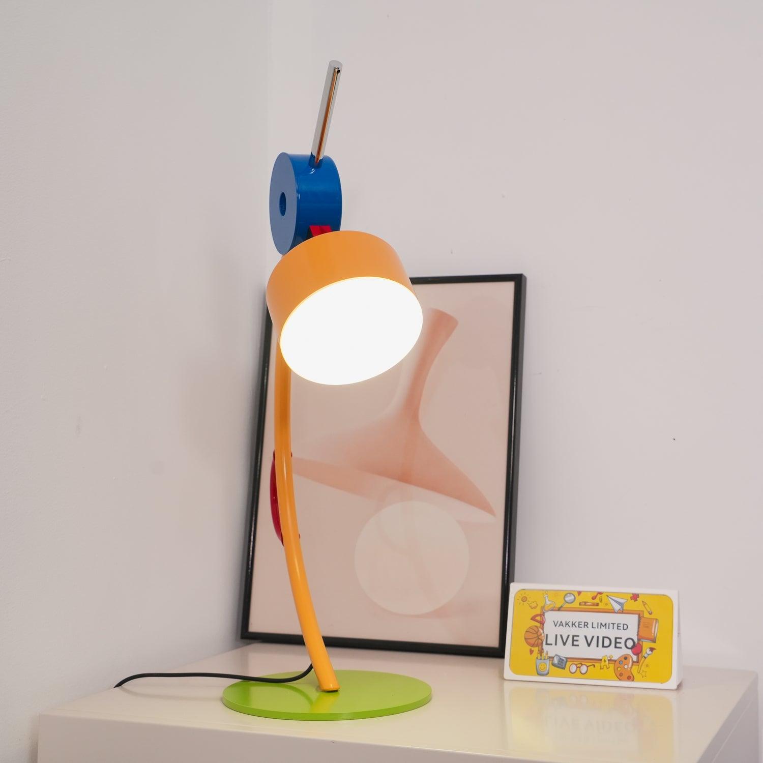 Vexor Acrylic Artistic Table Lamp-Neutral Decor