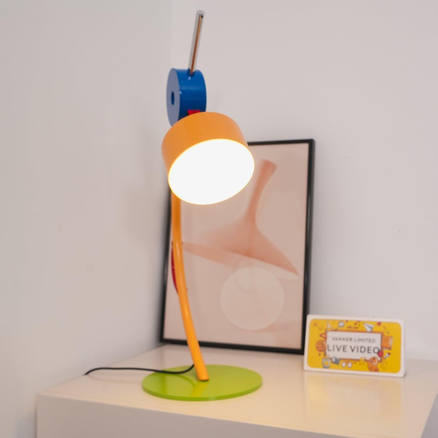 Vexor Acrylic Artistic Table Lamp-Neutral Decor