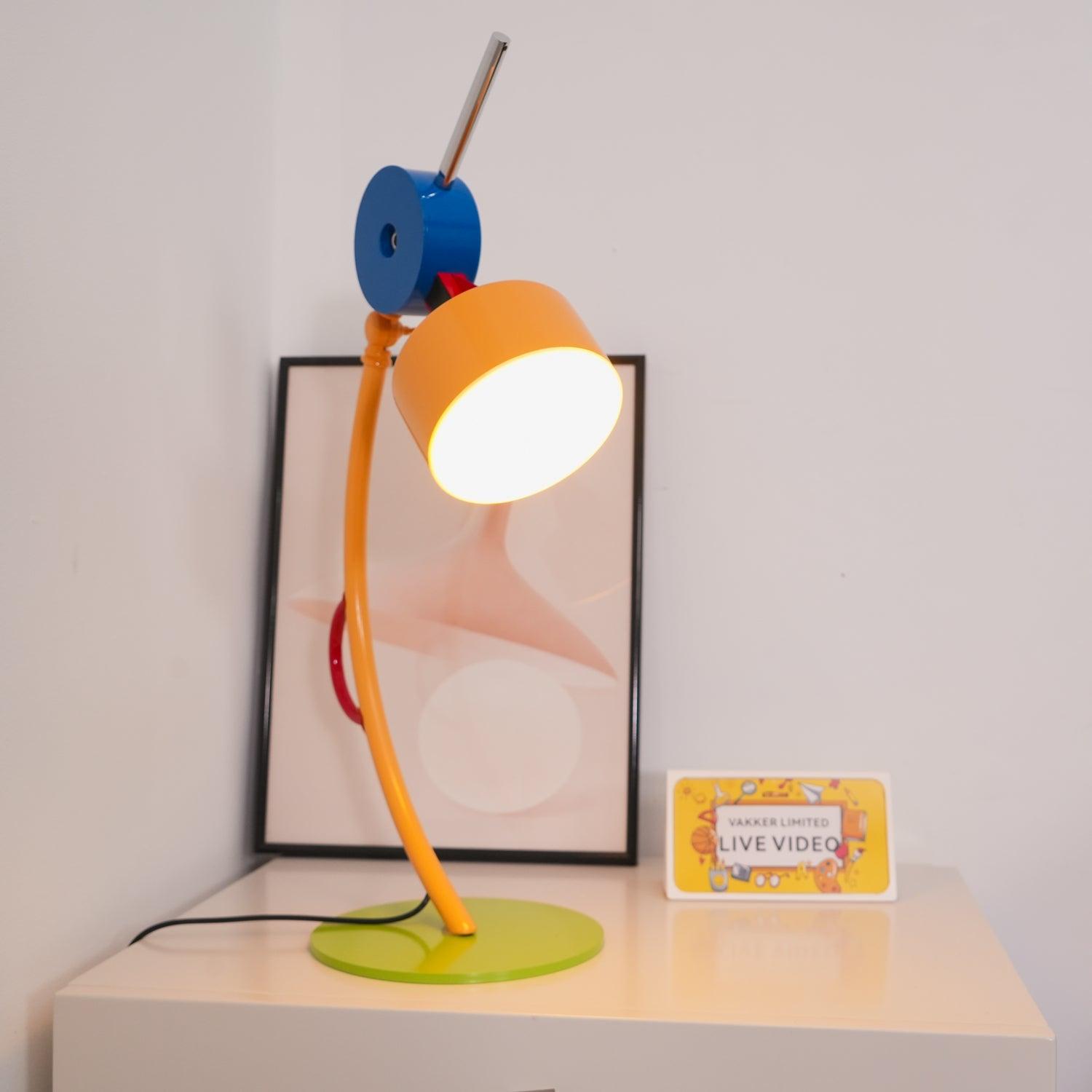 Vexor Acrylic Artistic Table Lamp-Neutral Decor