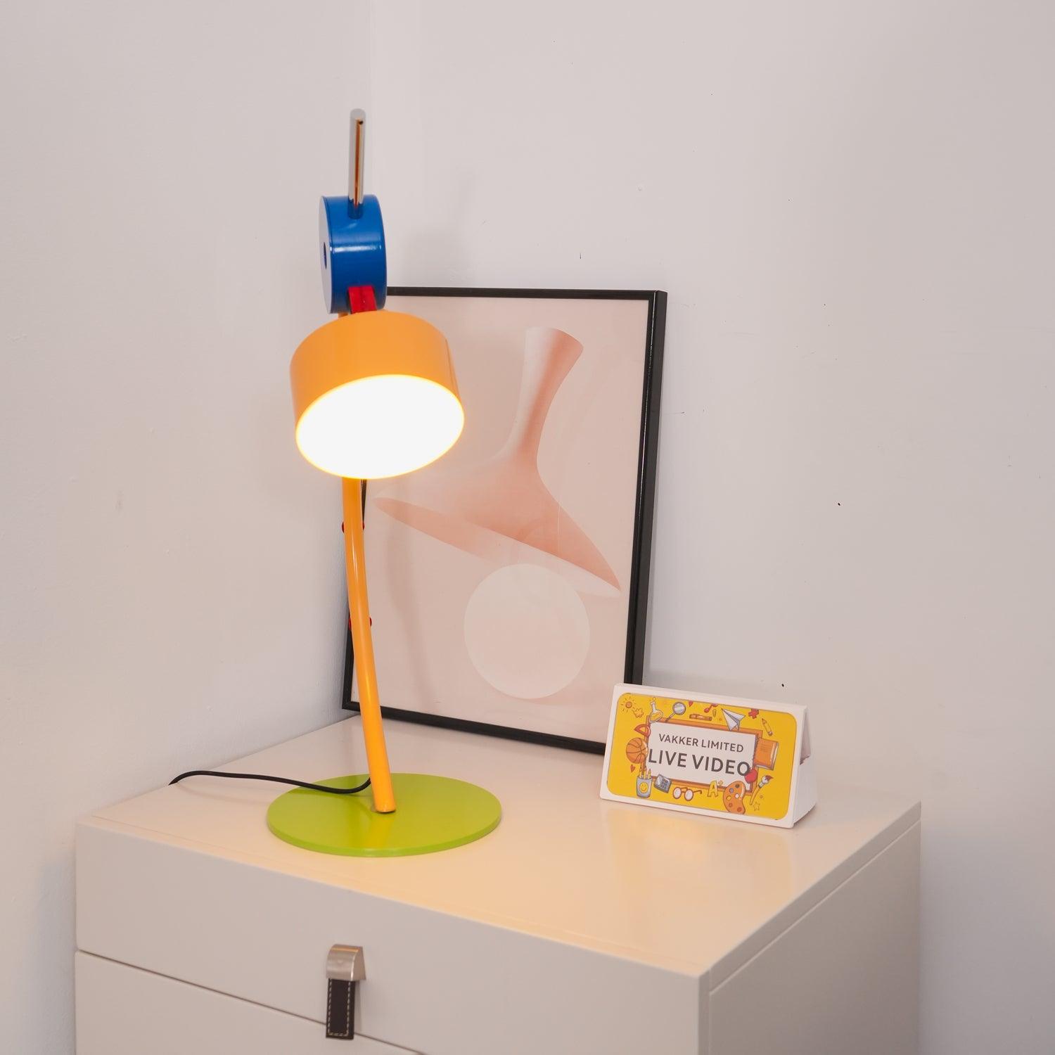 Vexor Acrylic Artistic Table Lamp-Neutral Decor