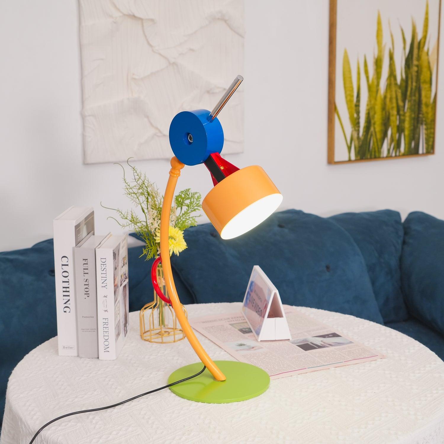 Vexor Acrylic Artistic Table Lamp-Neutral Decor